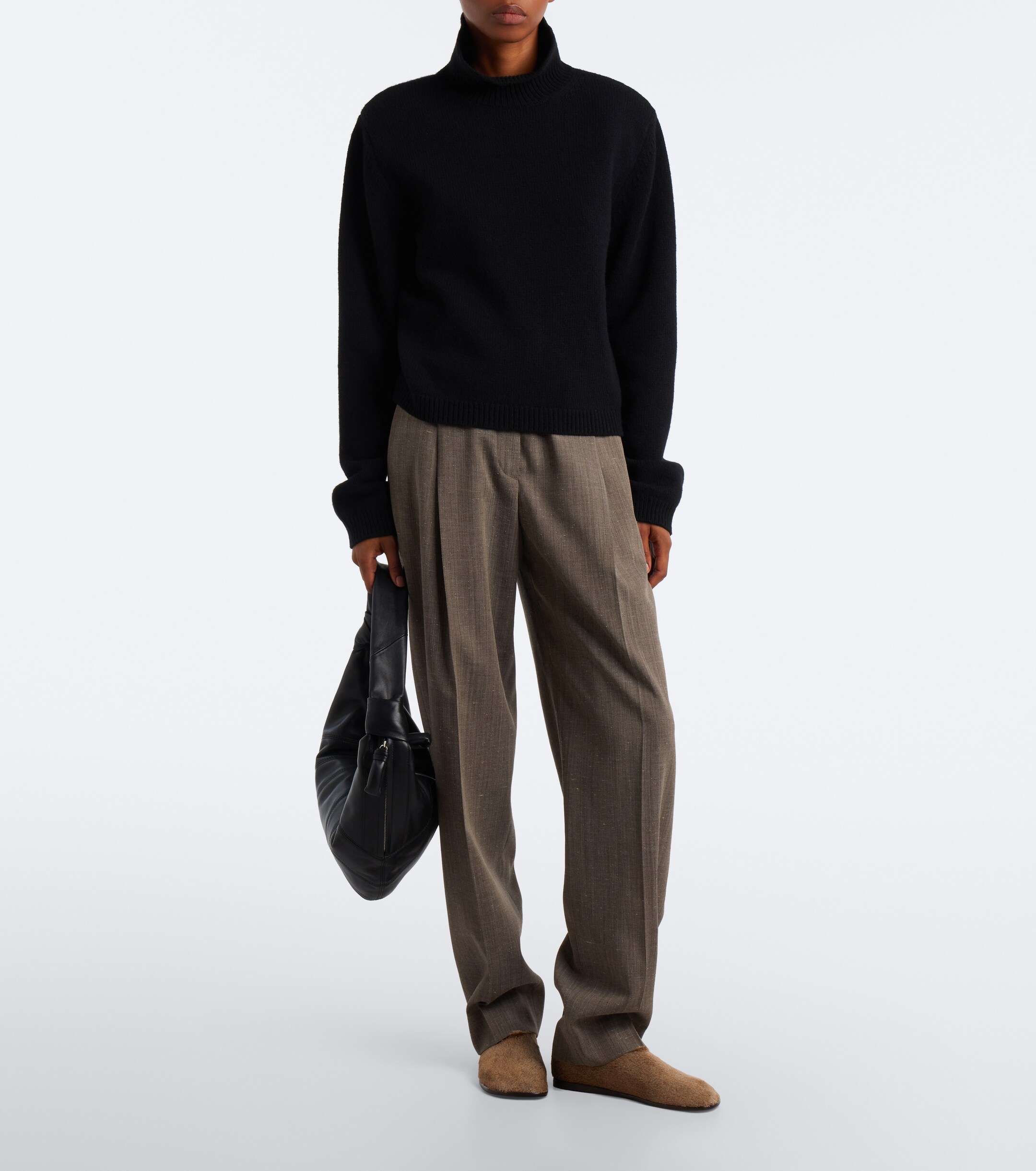 Lemaire Lemaire Calf hair slip-on shoes