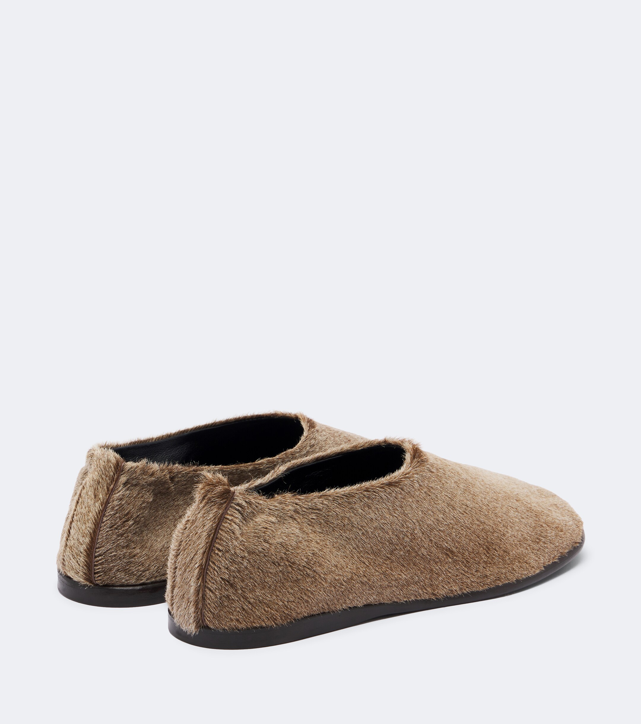 Lemaire Lemaire Calf hair slip-on shoes