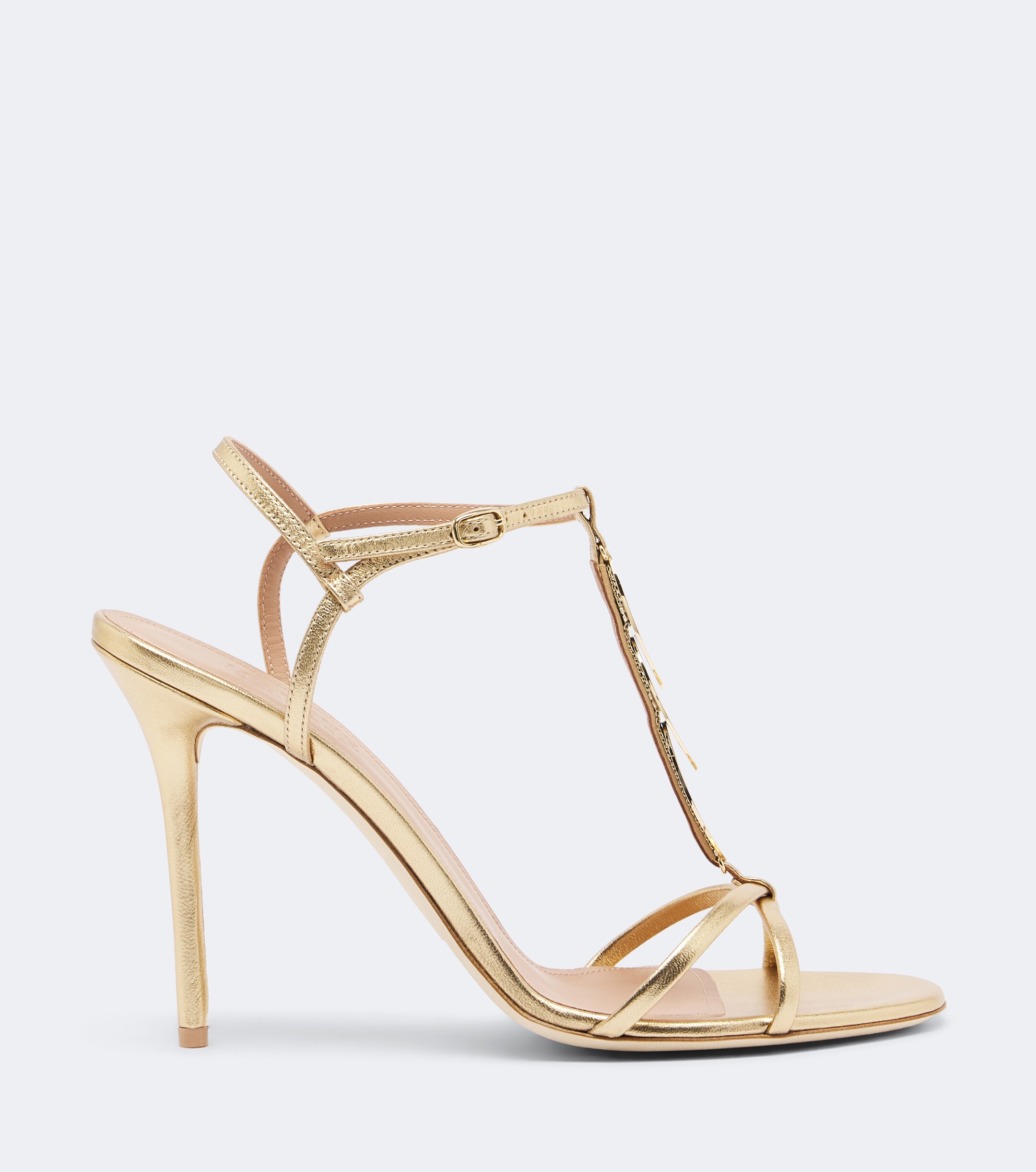 Malone Souliers Malone Souliers Kali embellished metallic leather sandals