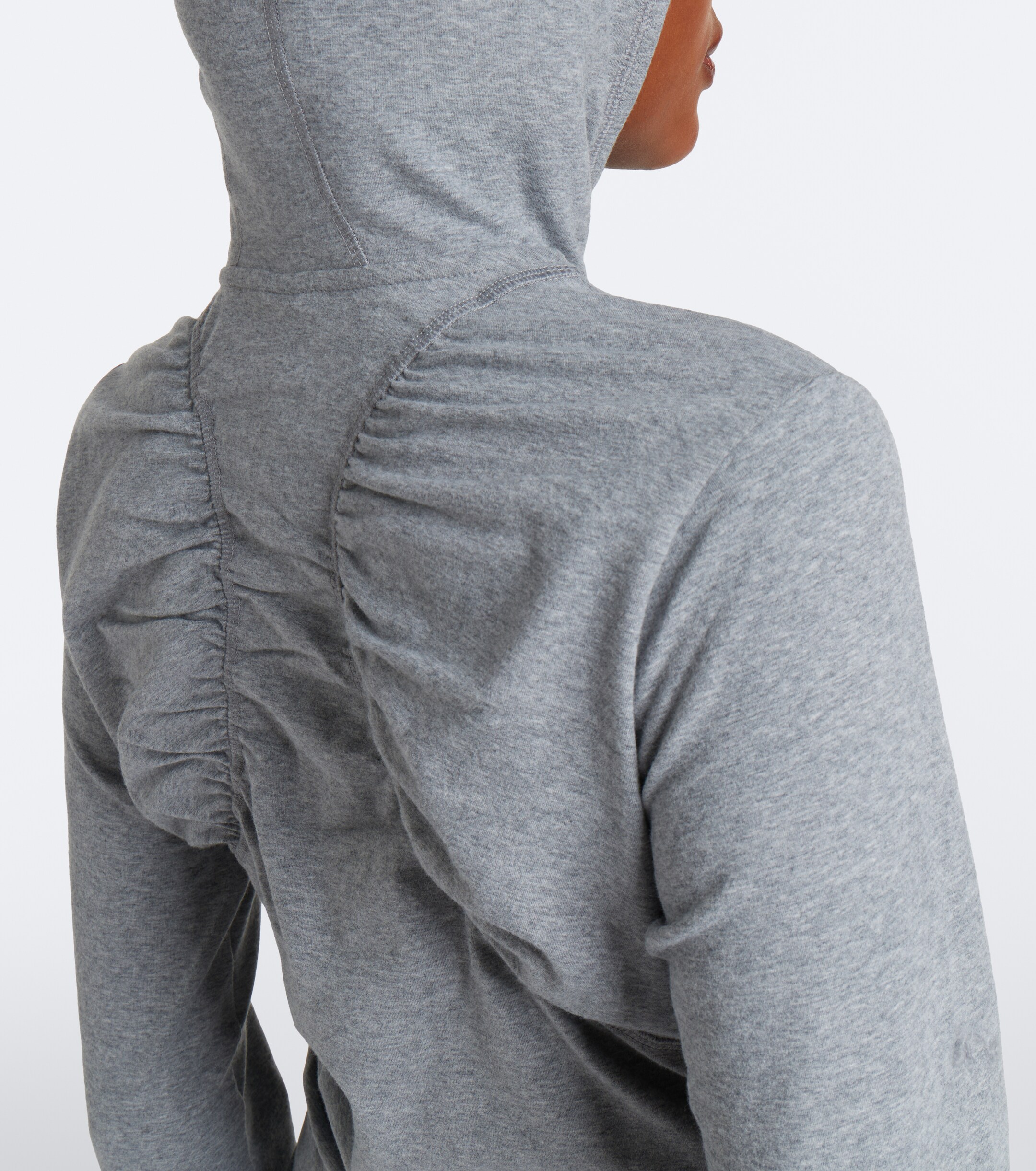 adidas by Stella McCartney Adidas by Stella McCartney Logo jersey half-zip hoodie