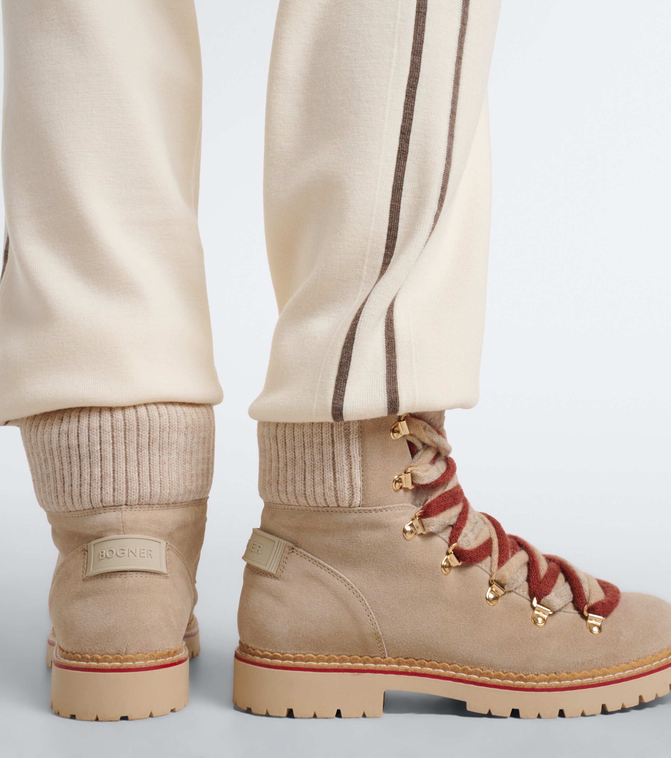 BOGNER Bogner Andermatt shearling-lined suede ankle boots