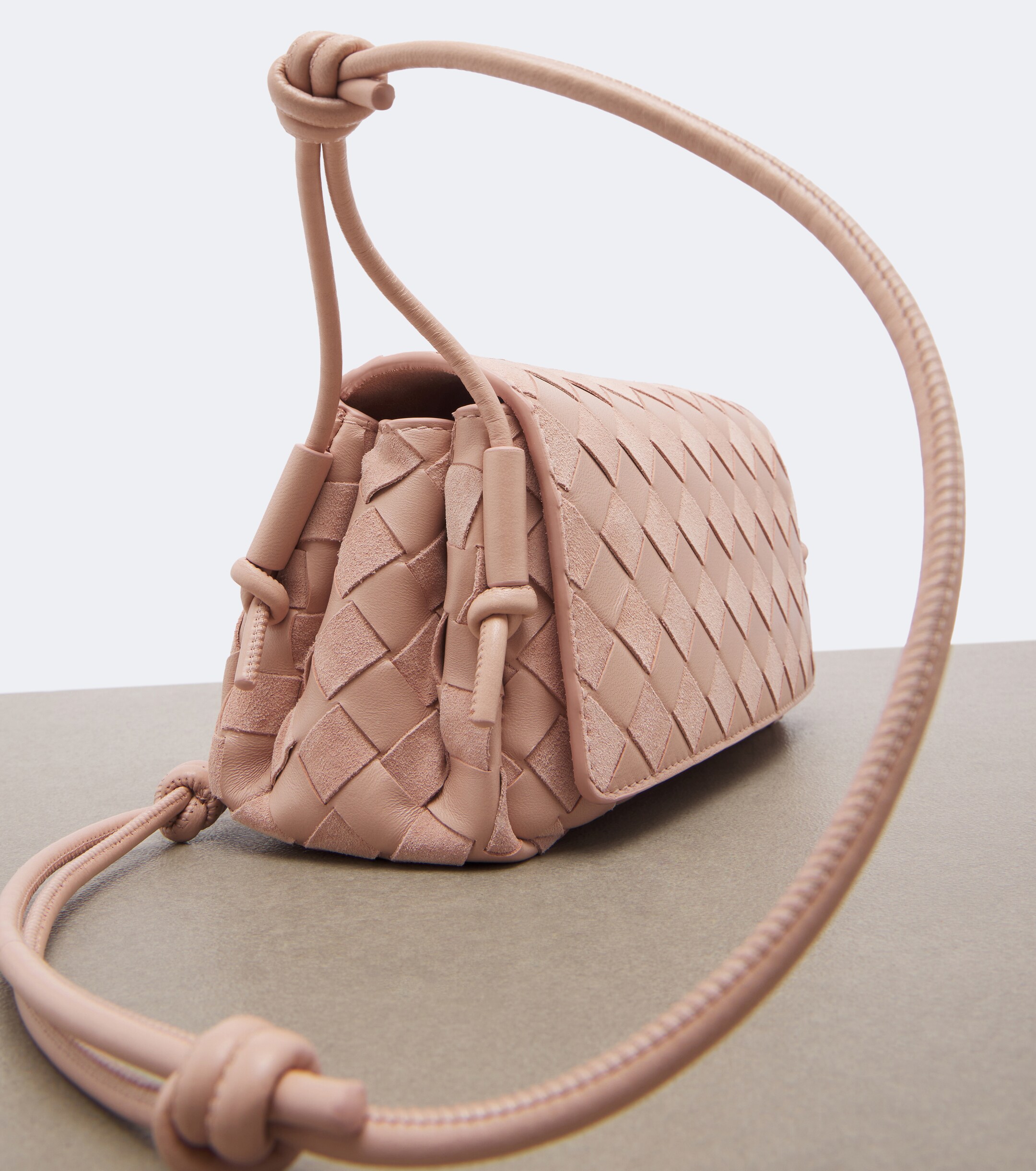 Bottega Veneta Bottega Veneta Notturno Intrecciato leather crossbody bag