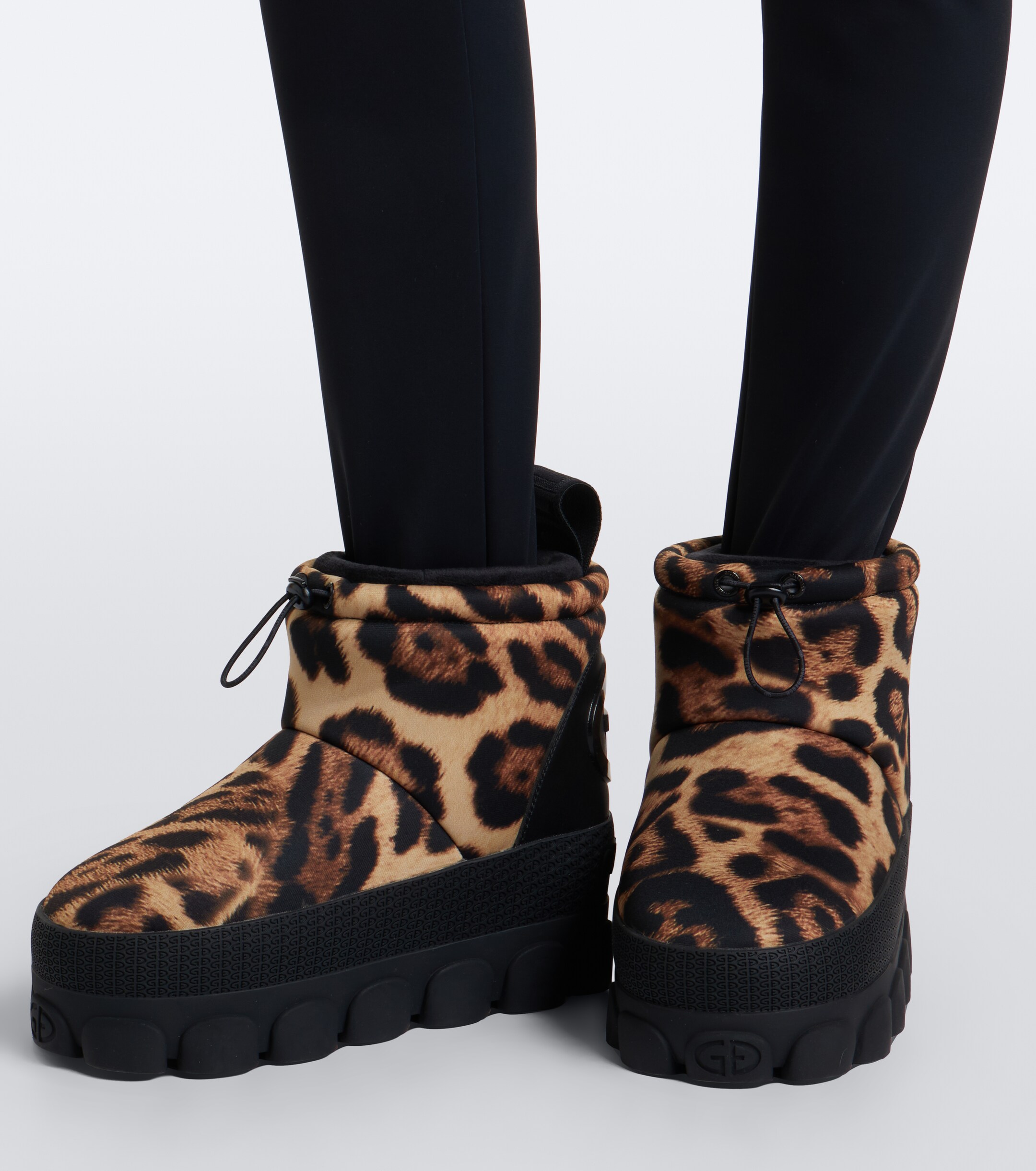 GOLDBERGH Goldbergh Anika leopard-print snow boots