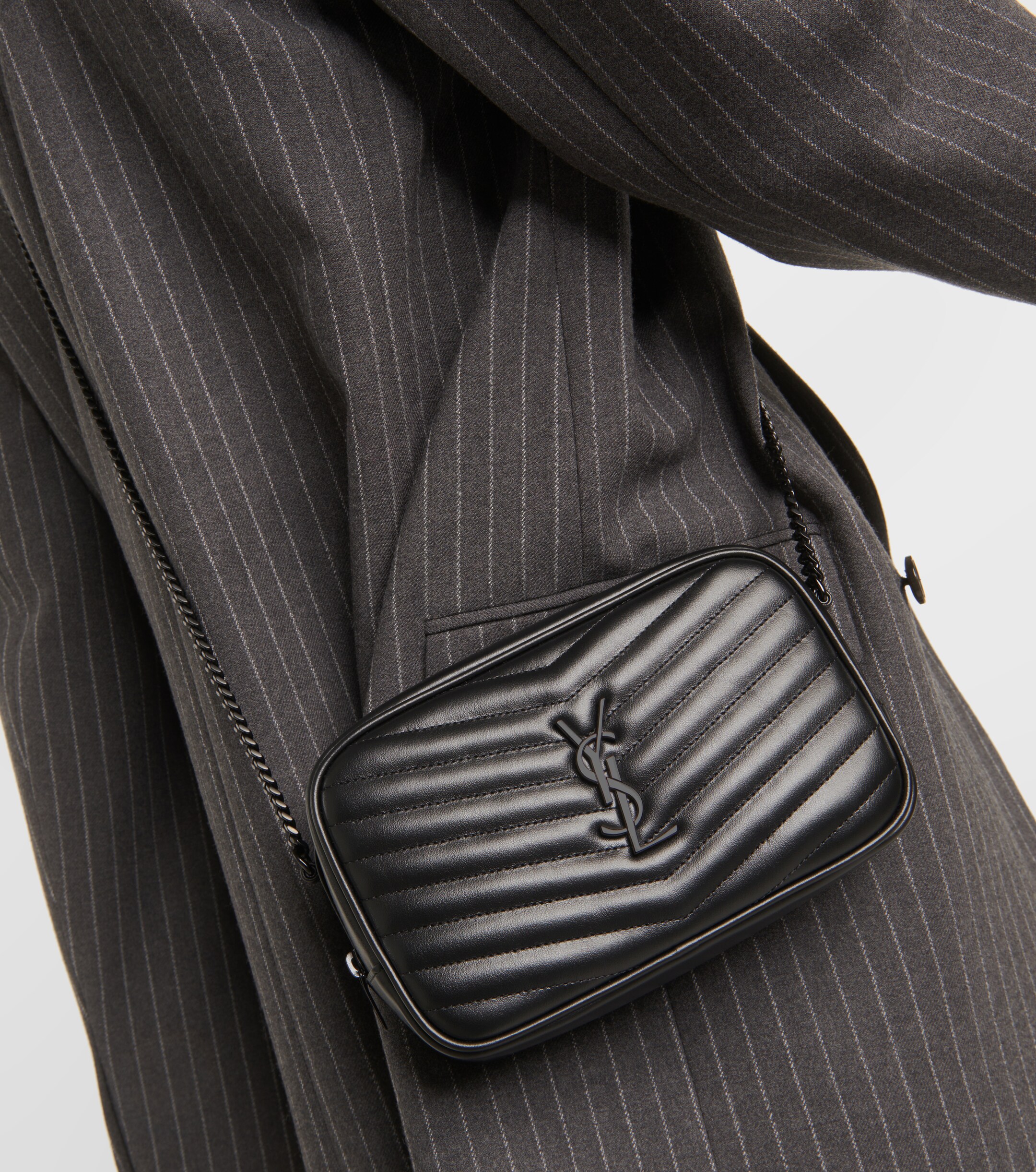 Saint Laurent Lou Mini leather shoulder bag