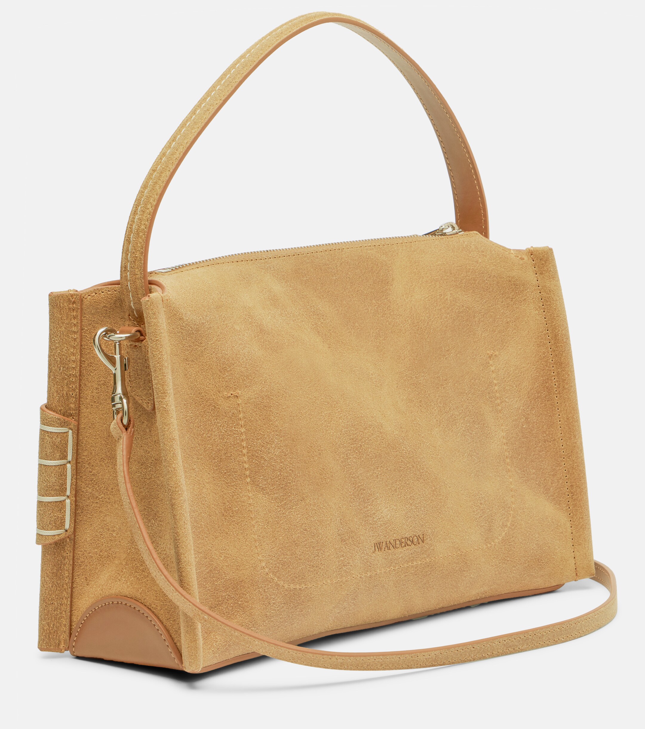 Jw Anderson Loafer Small suede shoulder bag