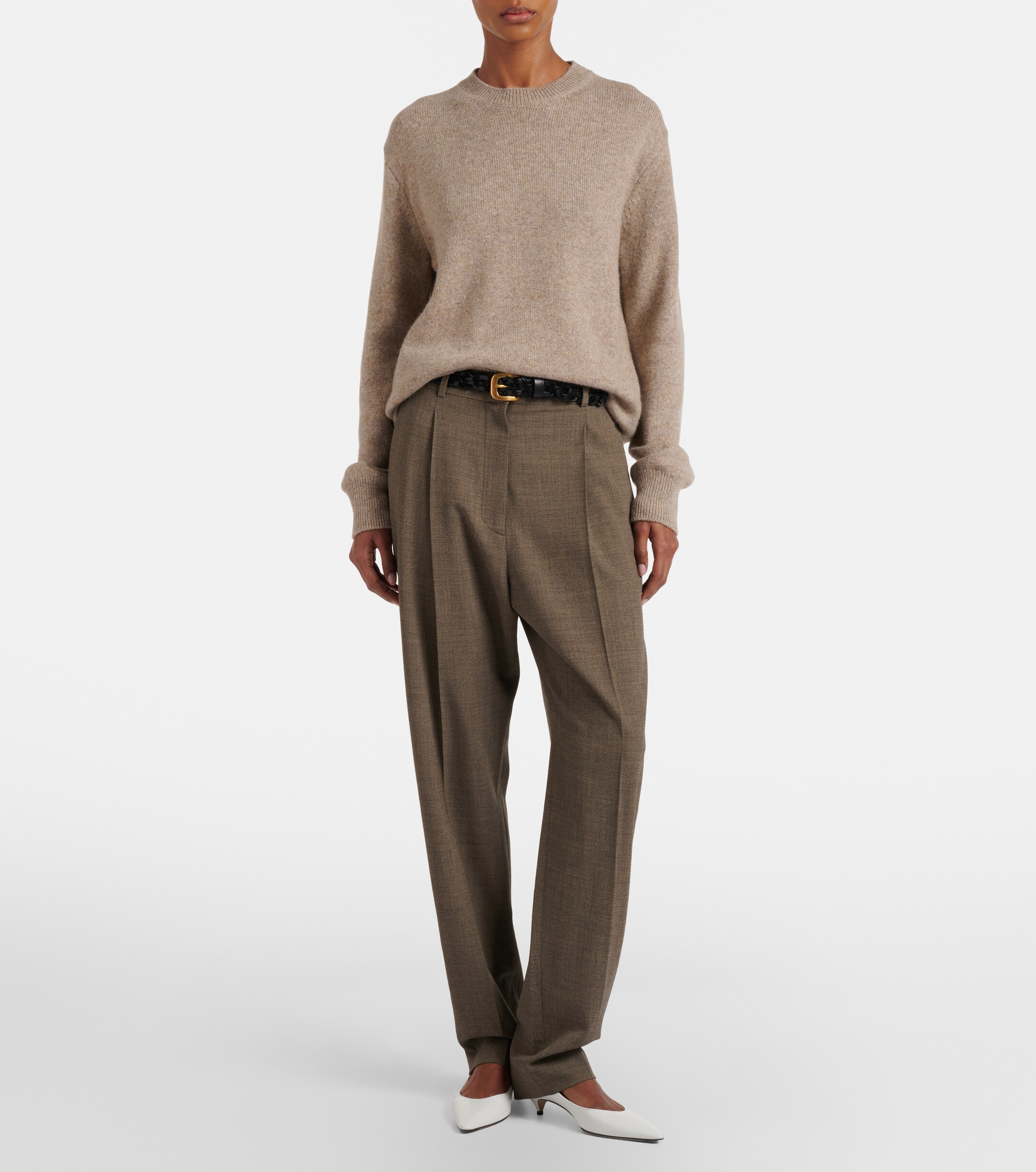 The Row Noval knitted cashmere sweater
