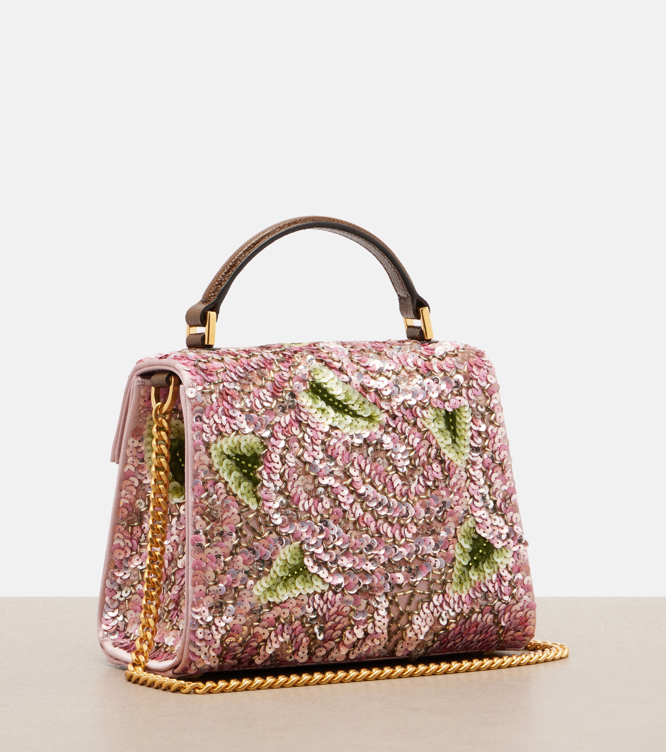 Valentino Garavani VSling Mini sequined top-handle bag thumbnail