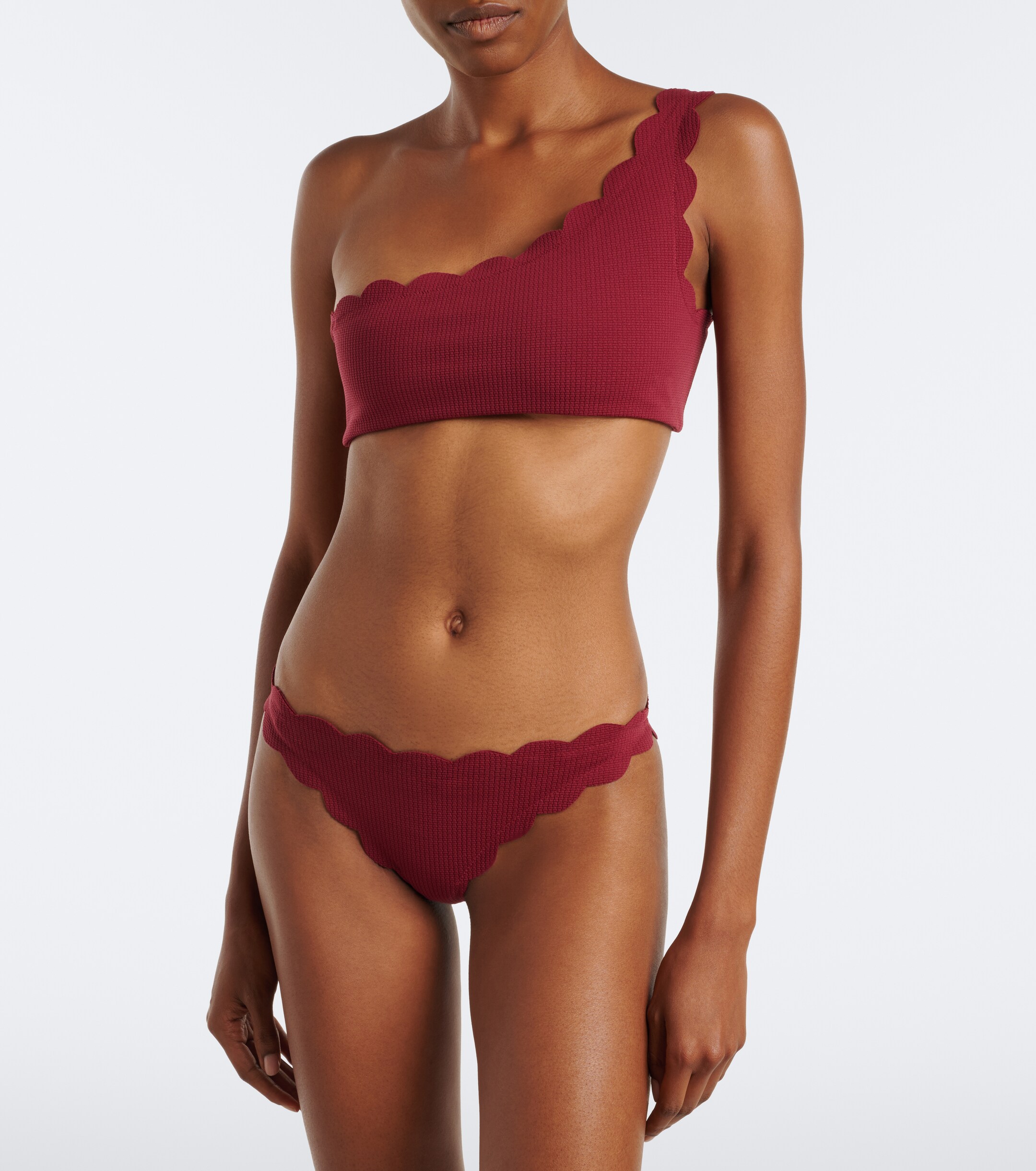 Marysia Marysia Antibes scalloped bikini bottoms