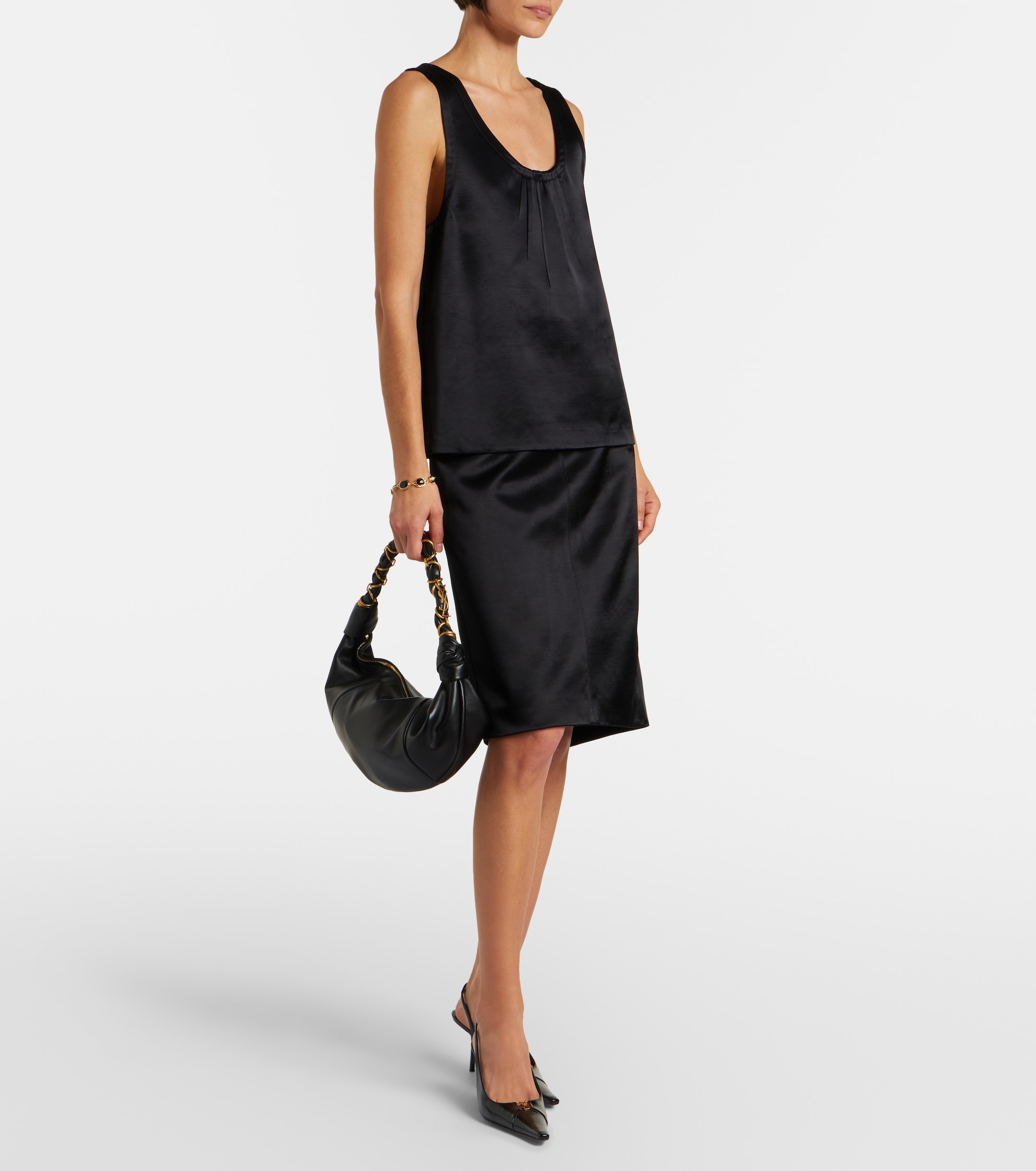 Saint Laurent Amalia Small leather shoulder bag