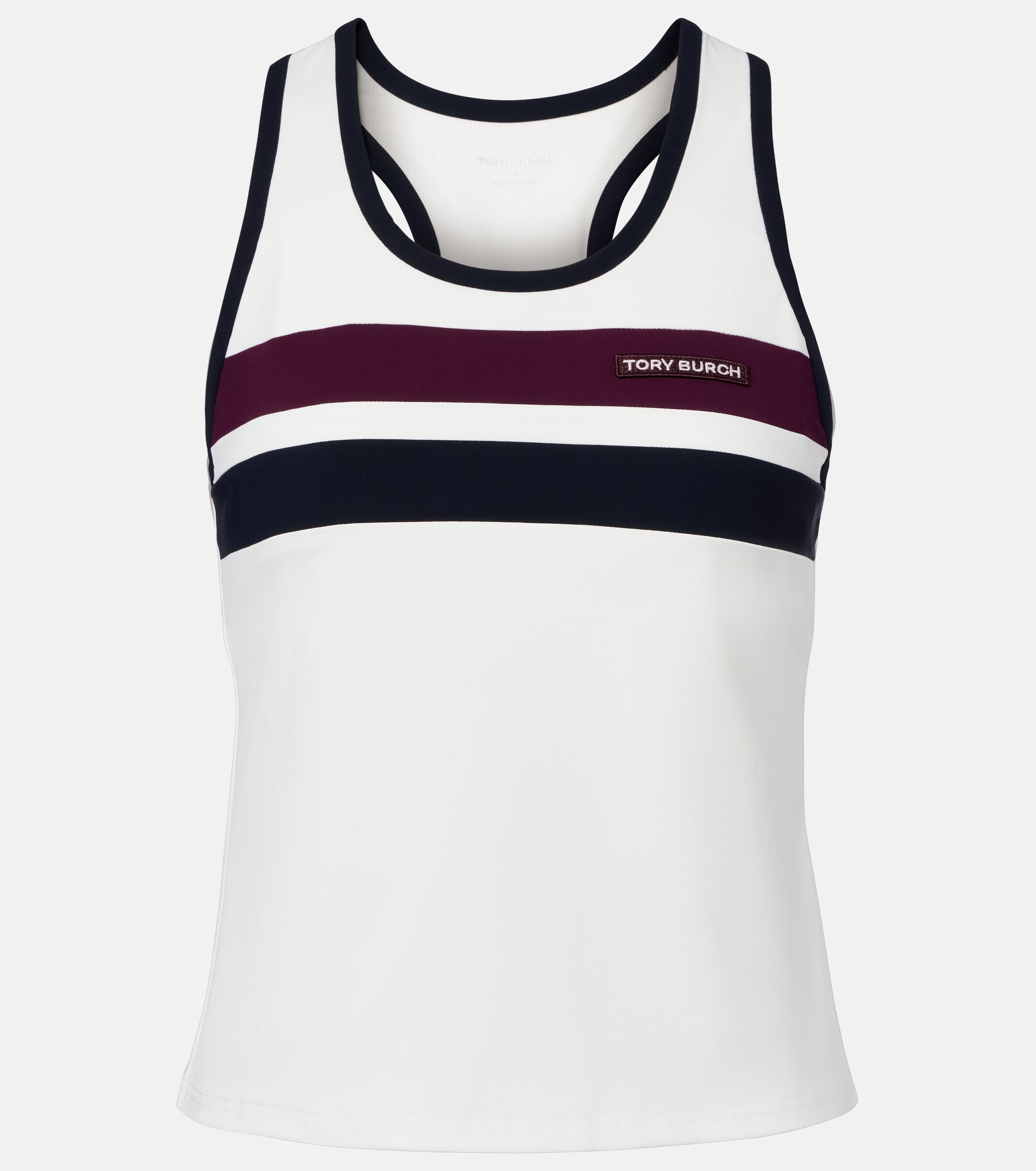 Tory Burch Tory Burch Striped jersey tank top
