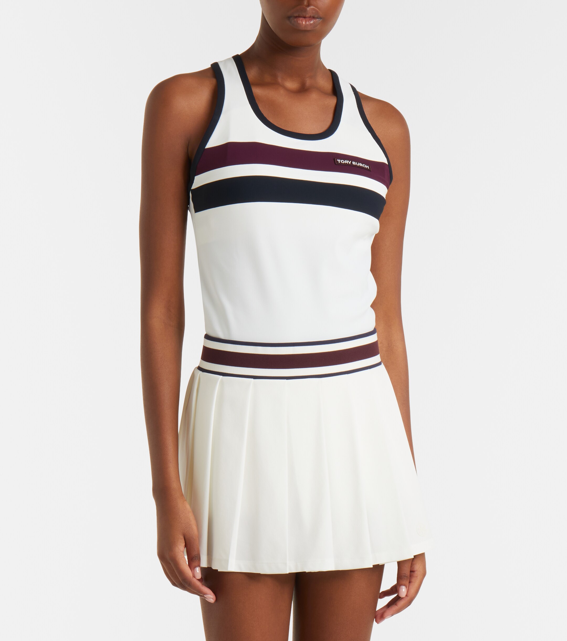 Tory Burch Tory Burch Striped jersey tank top