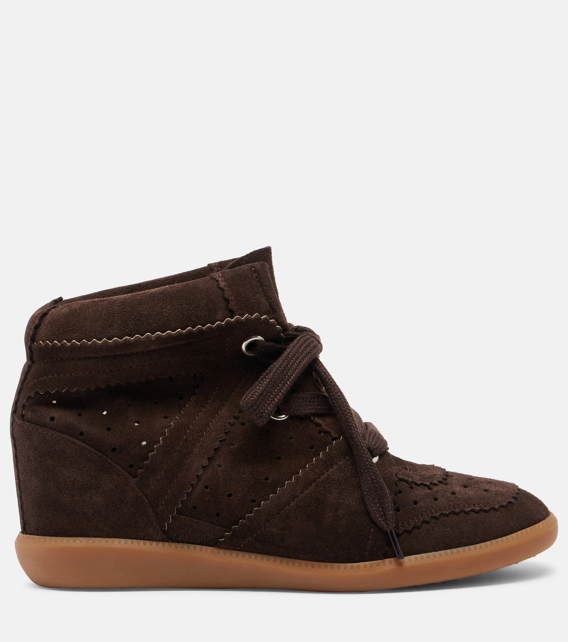 Isabel Marant Isabel Marant Bobby suede wedge sneakers