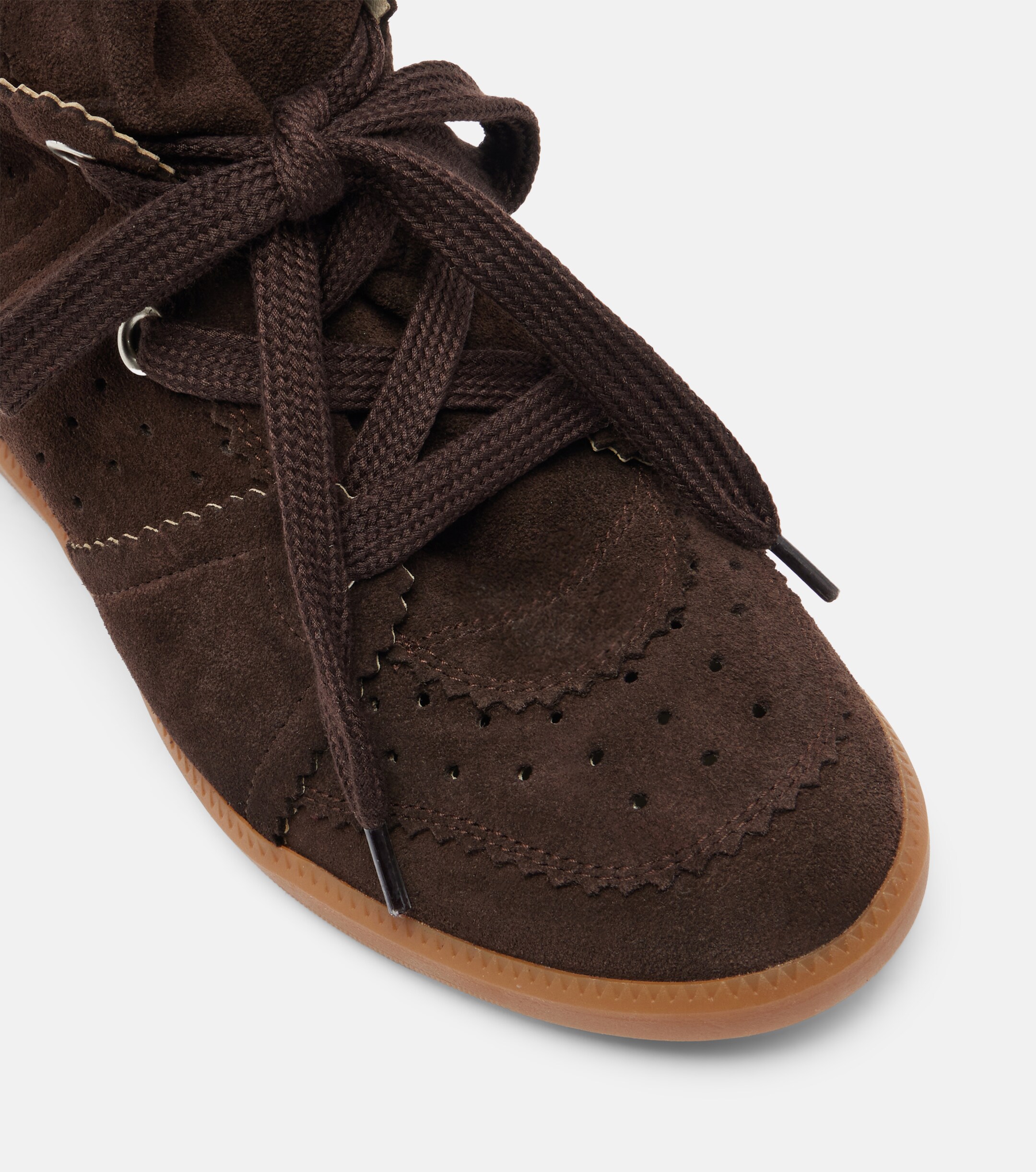 Isabel Marant Isabel Marant Bobby suede wedge sneakers