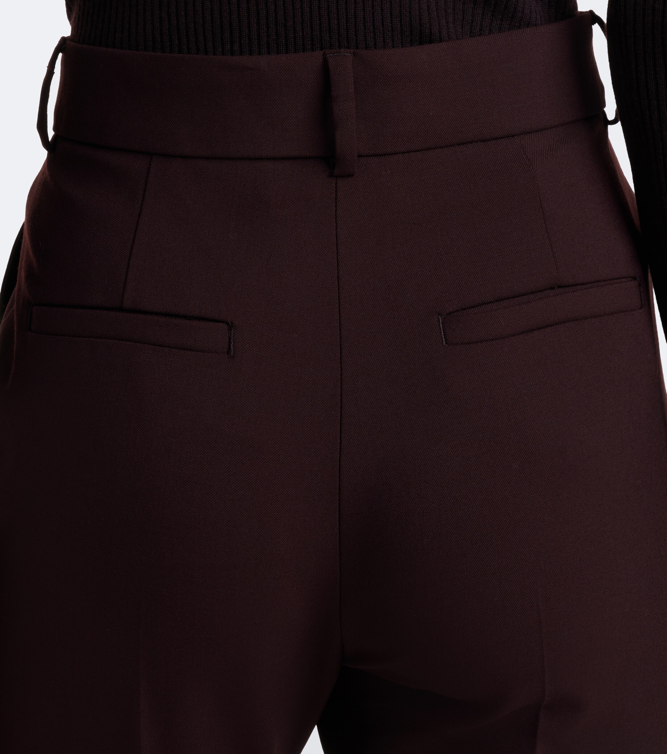 Sportmax Sportmax Flared wool-blend pants