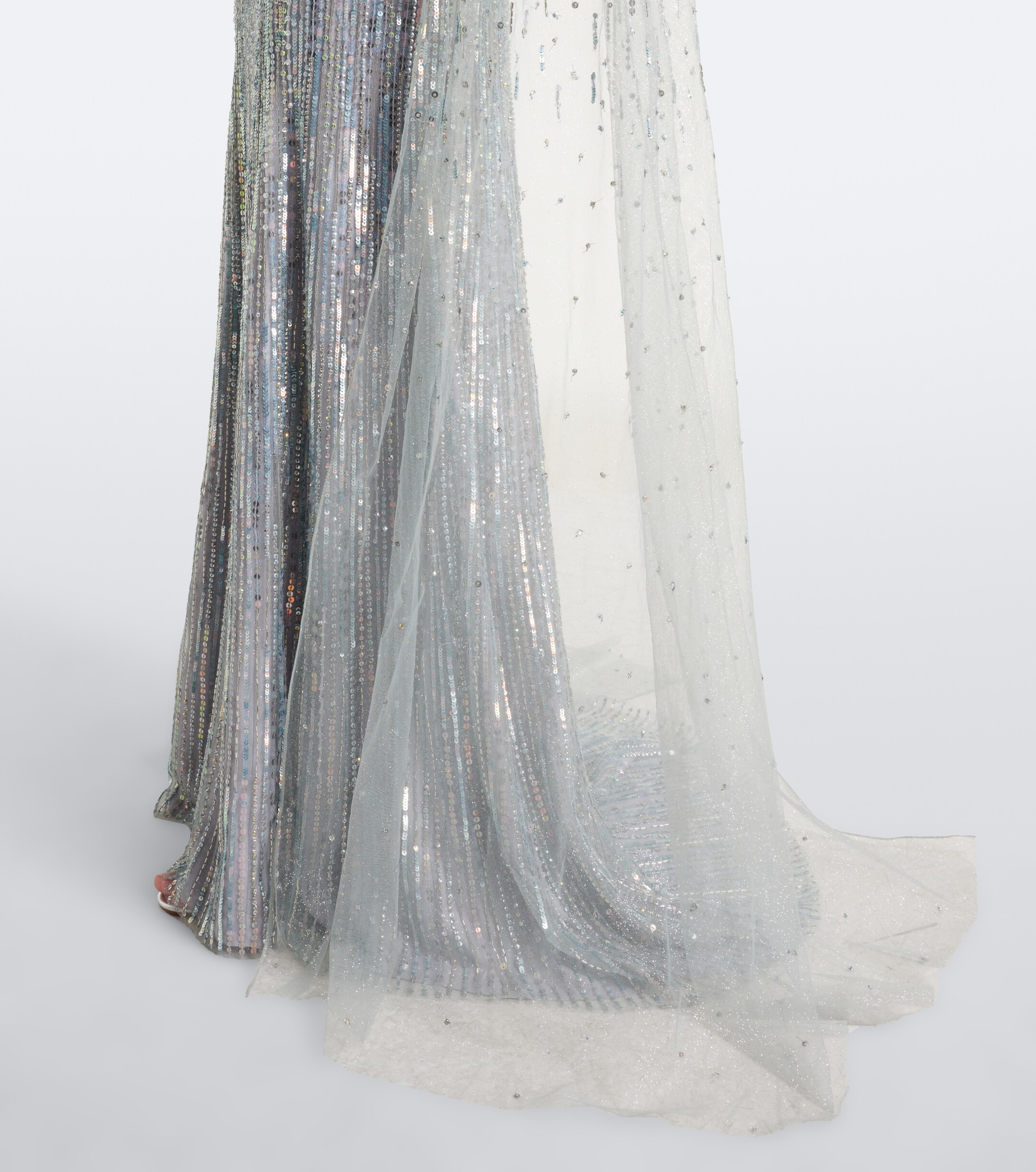 Jenny Packham Jenny Packham Cosmic Dust embellished caped gown