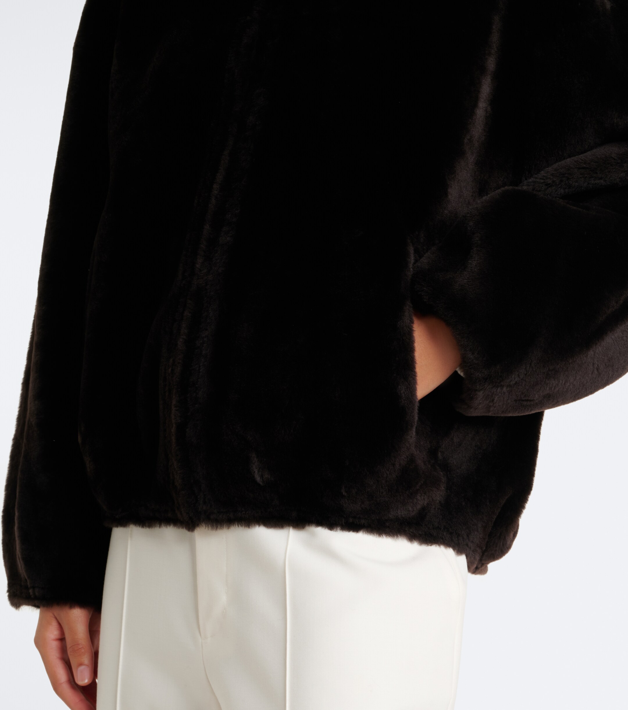 ARMA Arma Violet reversible shearling bomber jacket