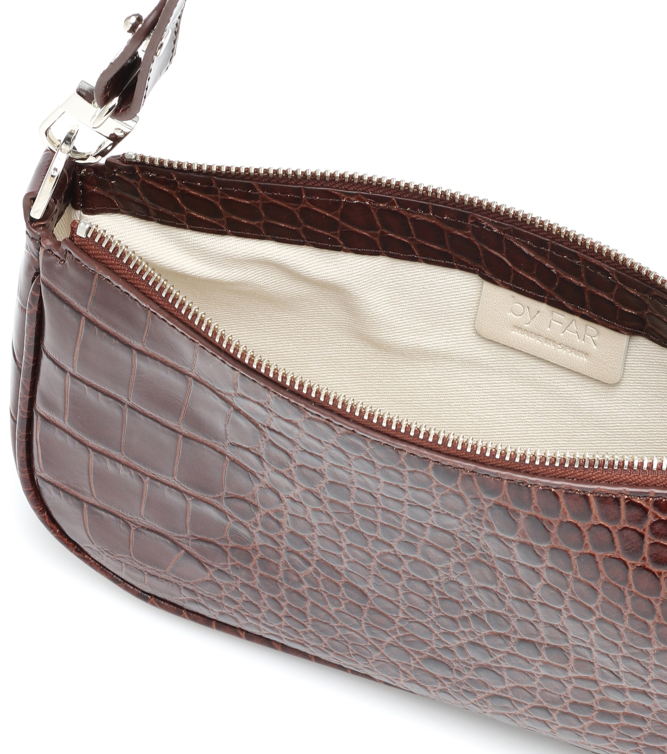 BY FAR Rachel leather shoulder bag