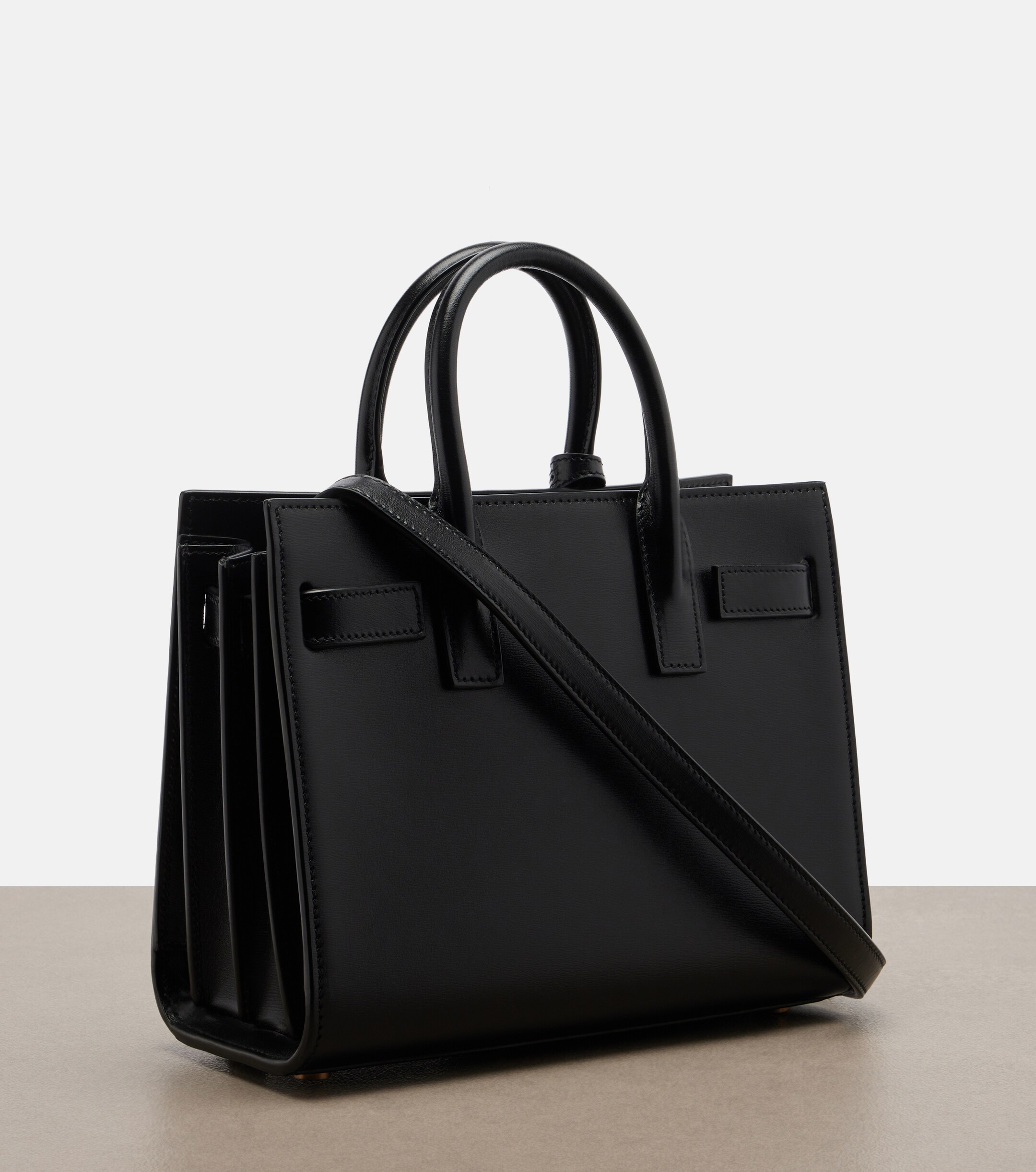 Saint Laurent Sac De Jour Nano leather tote