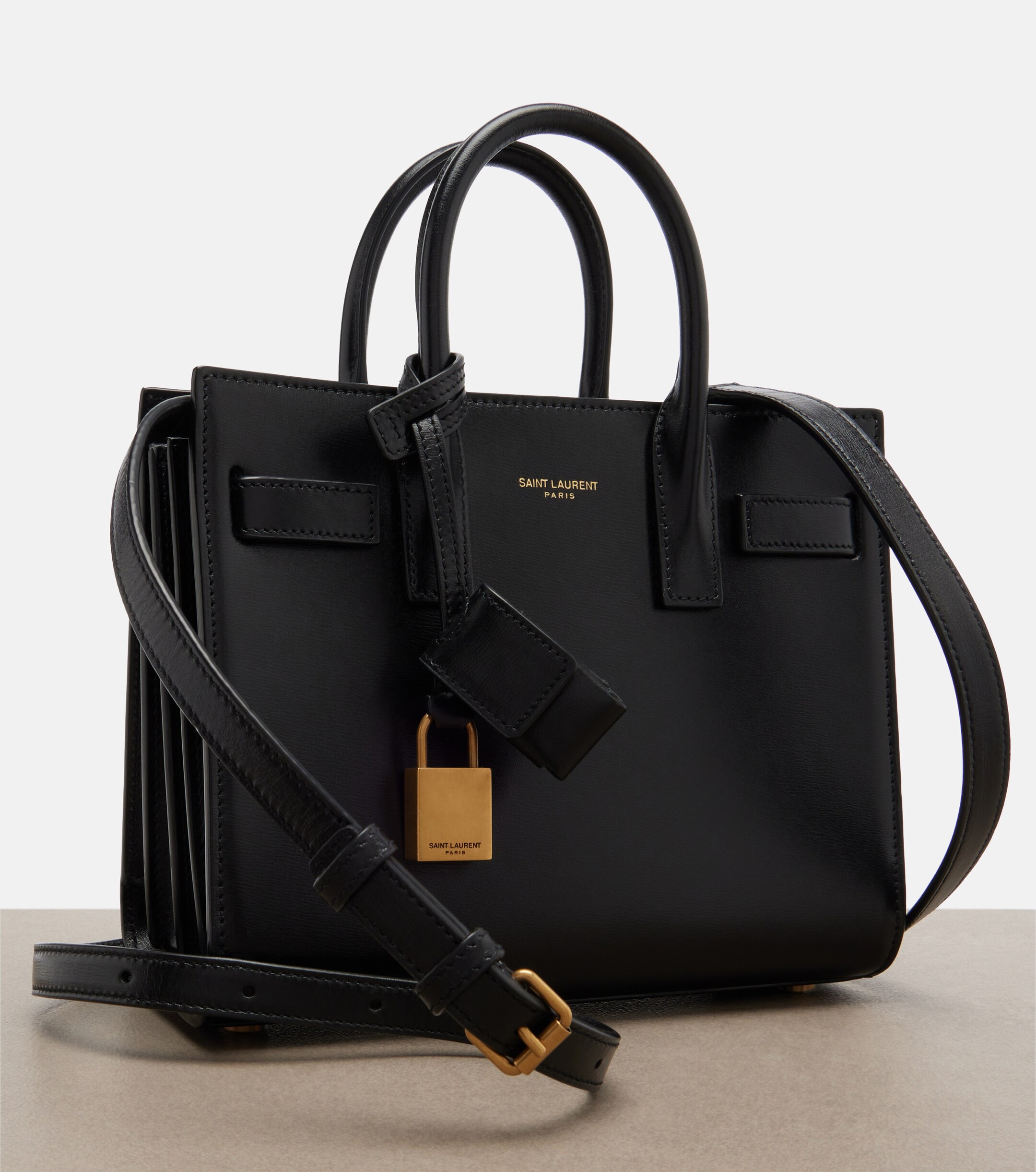 Saint Laurent Sac De Jour Nano leather tote