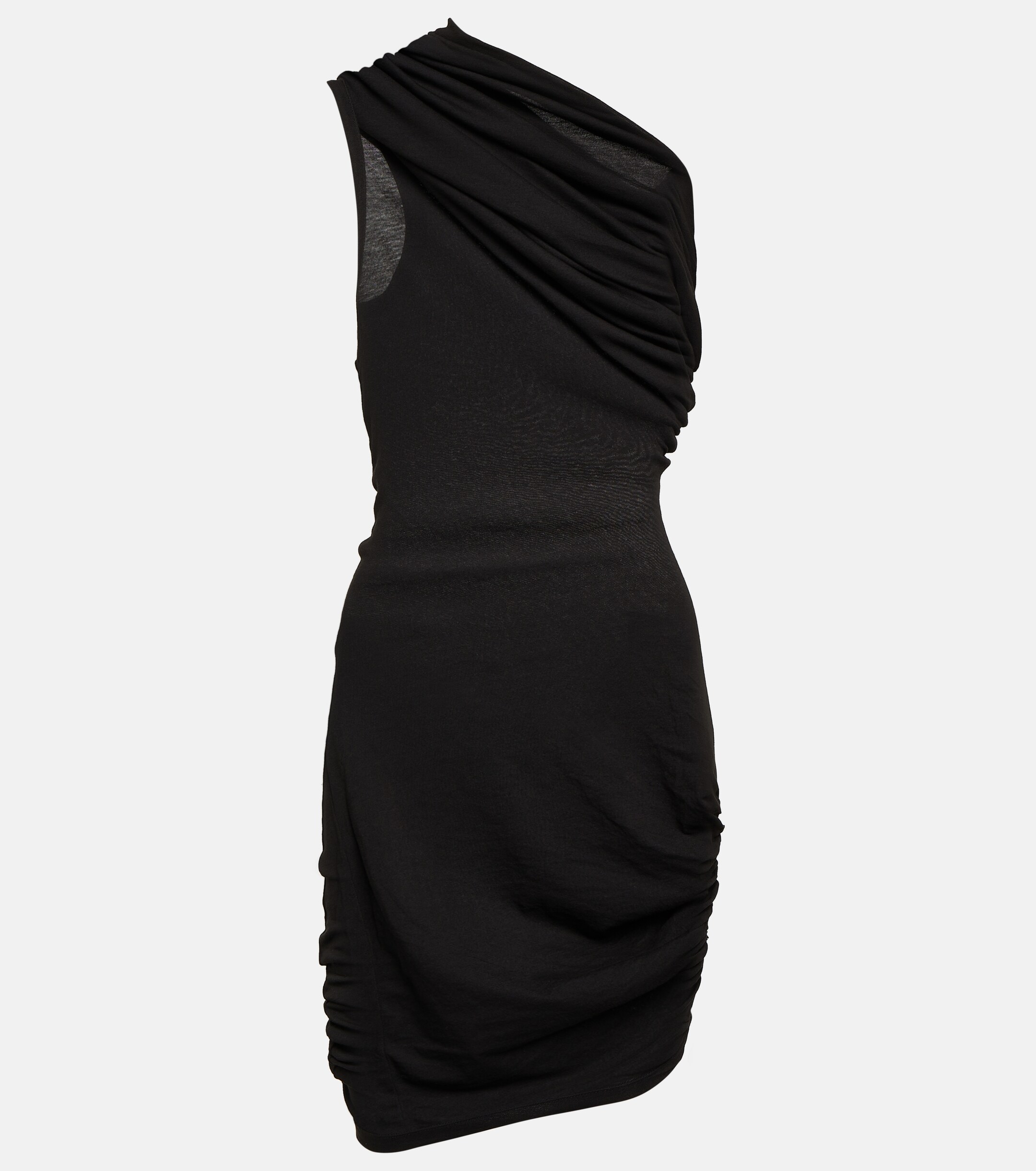 Entire Studios Ruched cotton-blend jersey minidress thumbnail