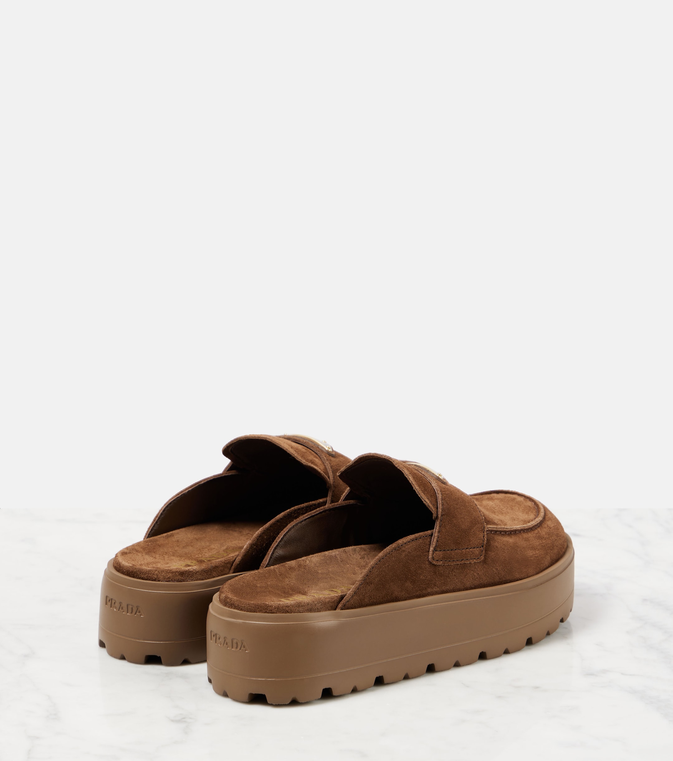Prada - Suede mules | Plush