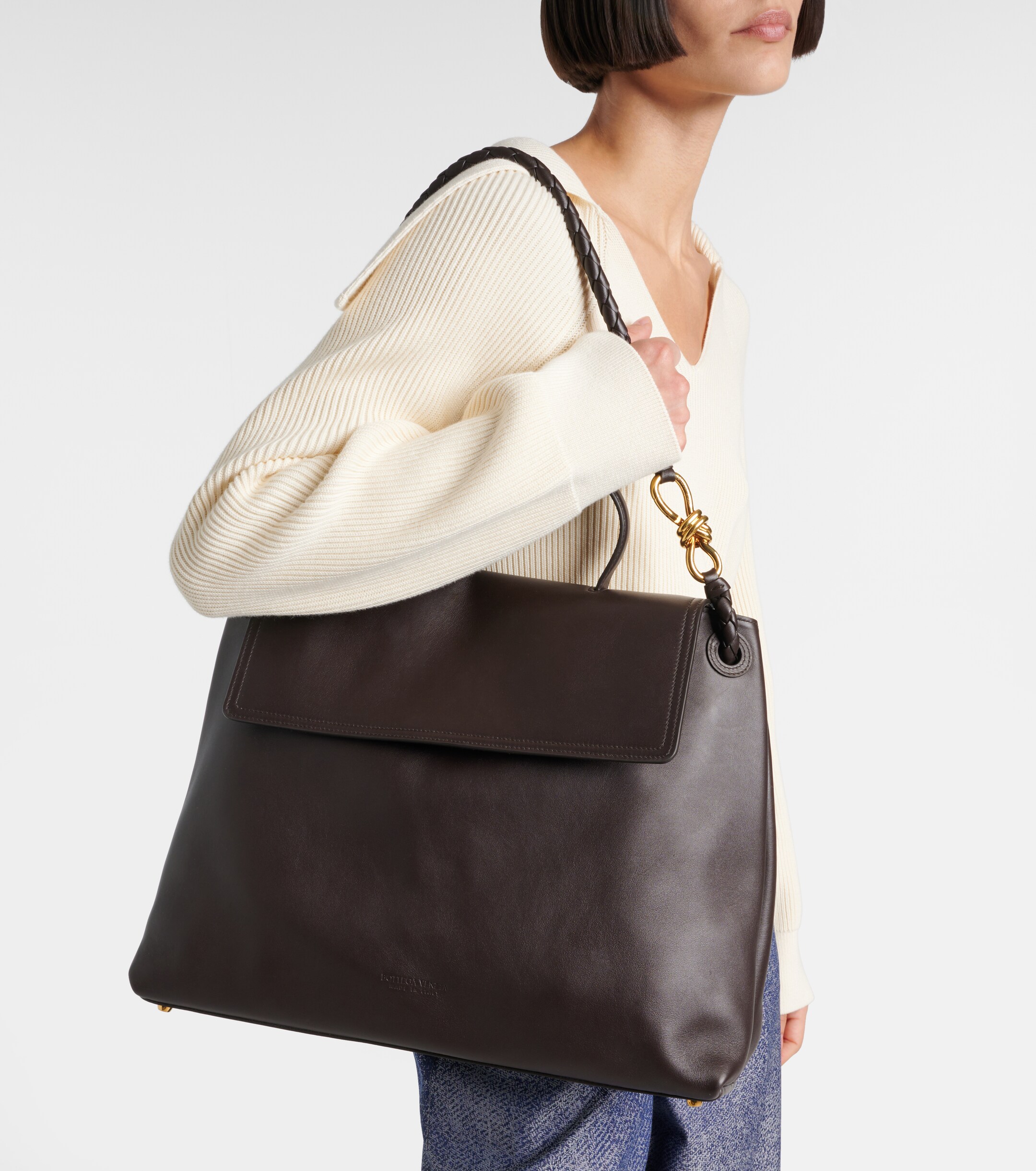 Bottega Veneta Ciao Ciao Knot Large leather tote bag