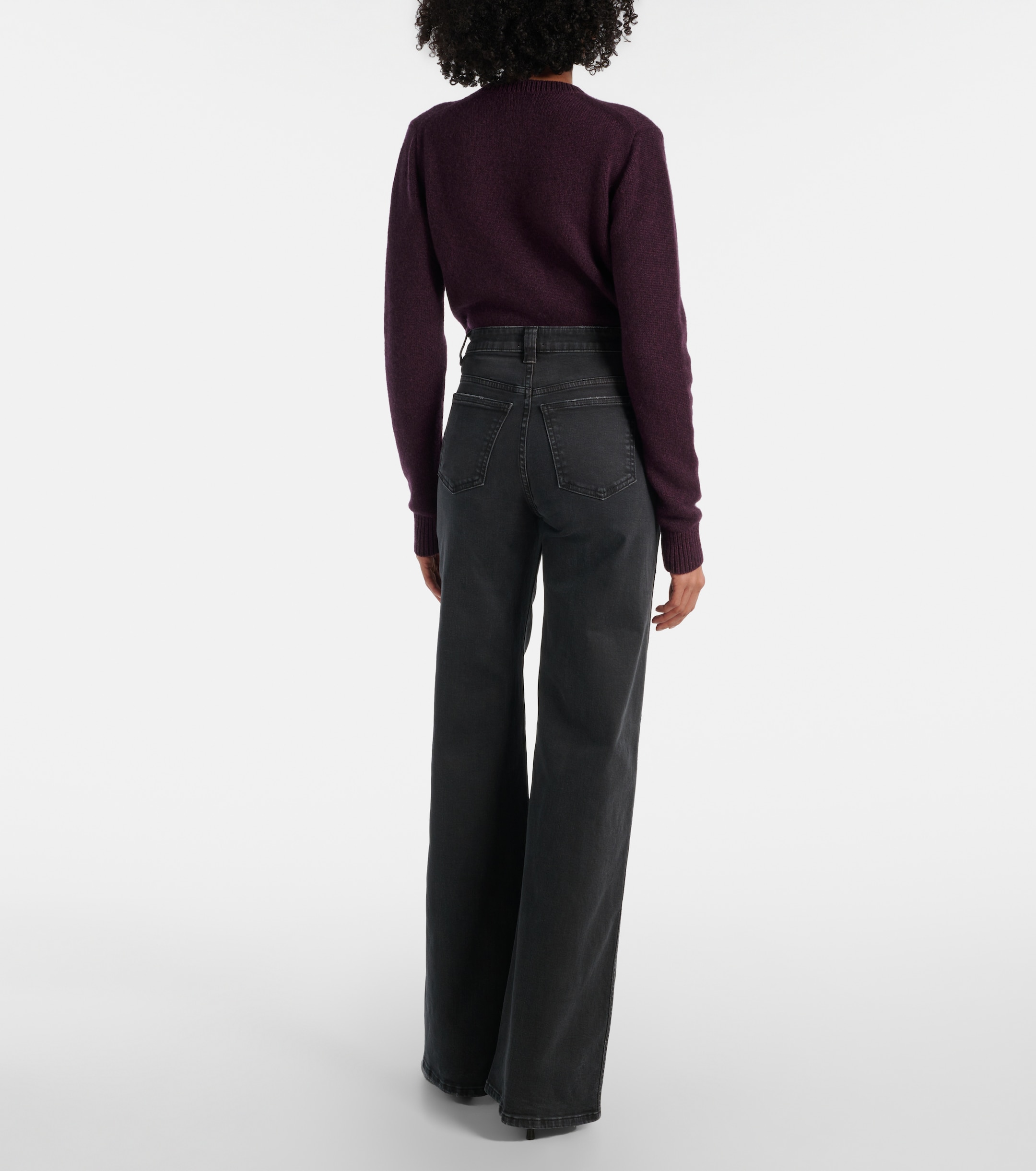 KHAITE Dane wide-leg jeans
