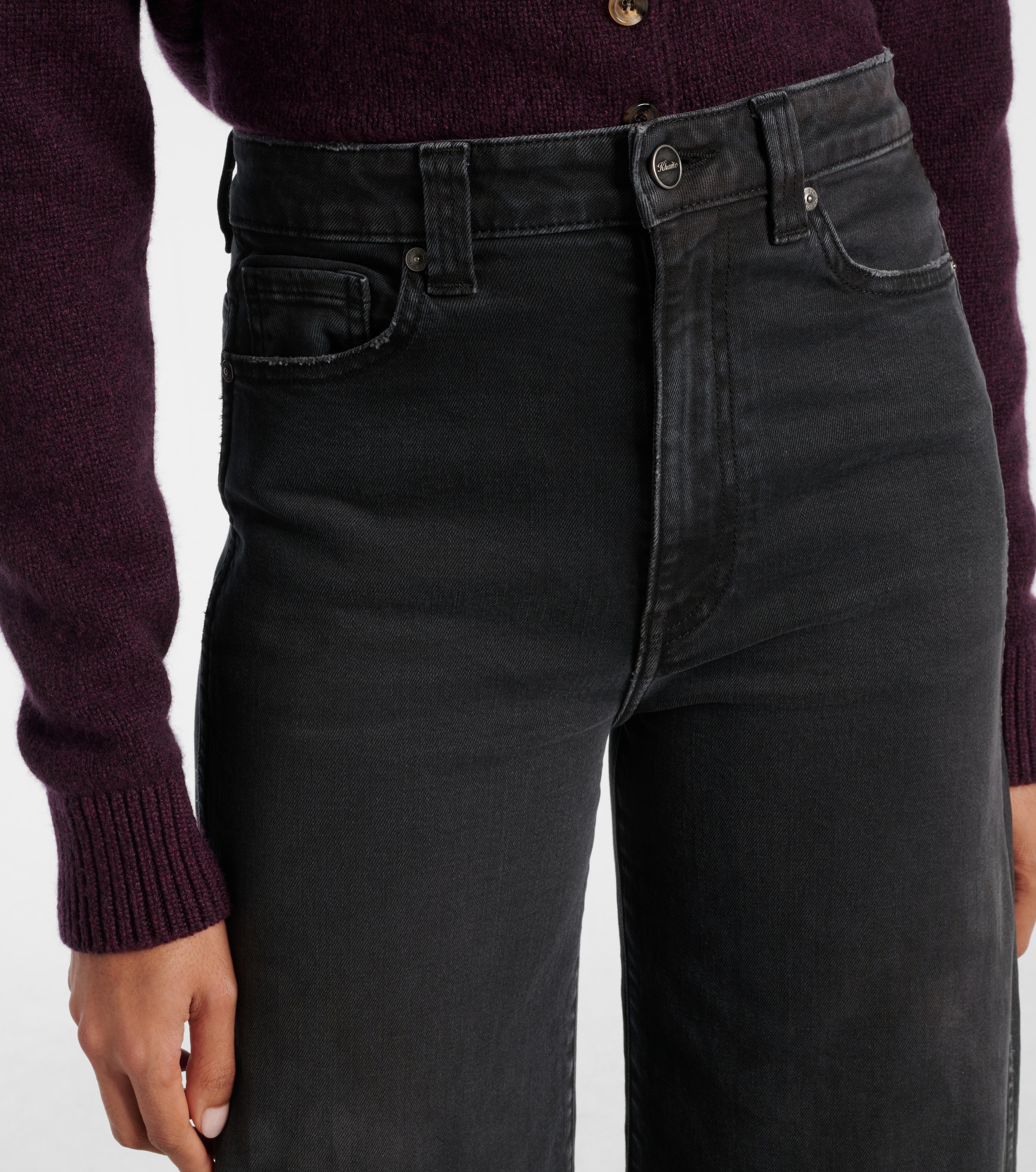 KHAITE Dane wide-leg jeans