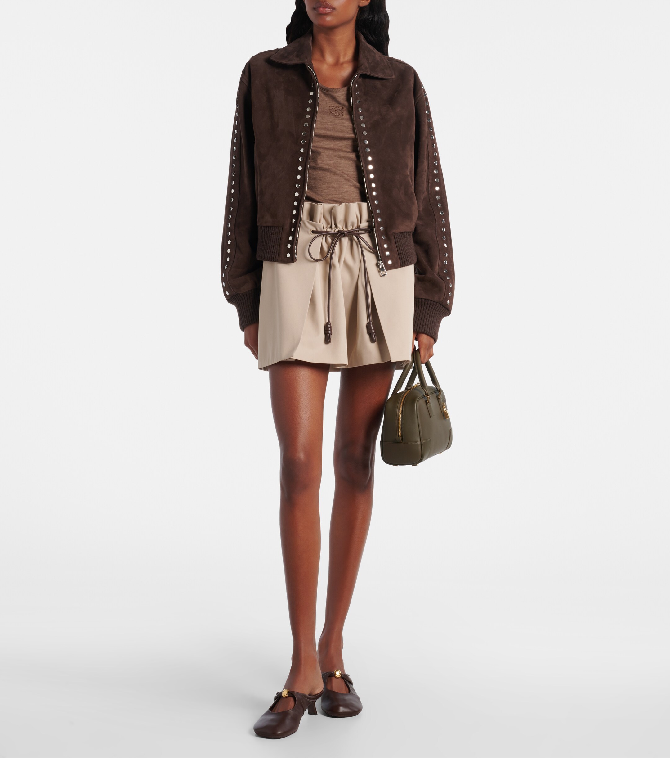 Loewe Amazona 23 leather top-handle bag