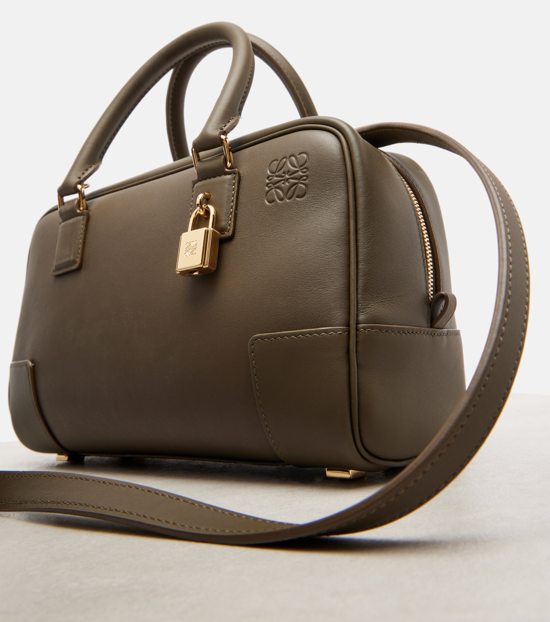 Loewe Amazona 23 leather top-handle bag