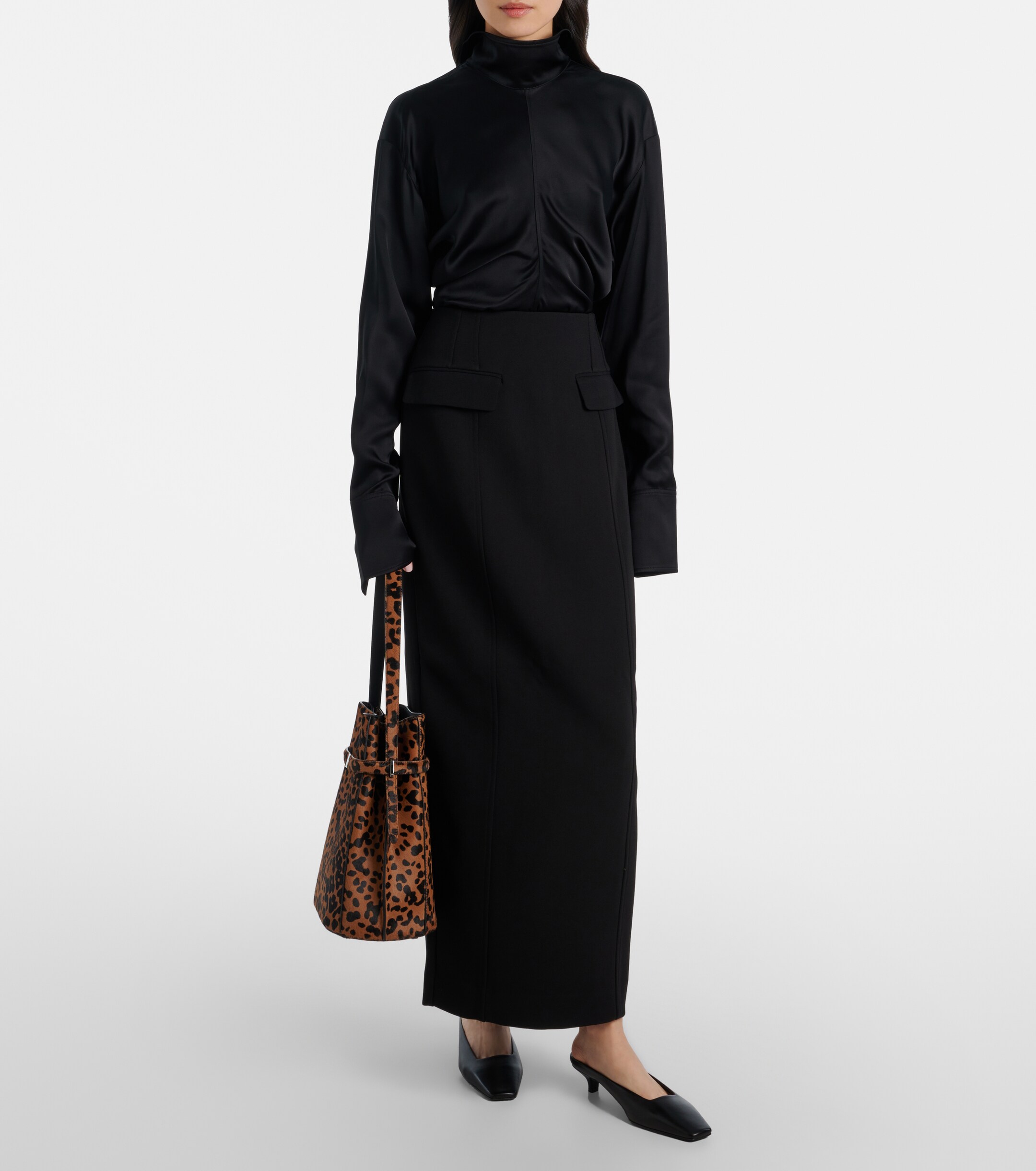 TOTEME Day Medium calf hair tote bag