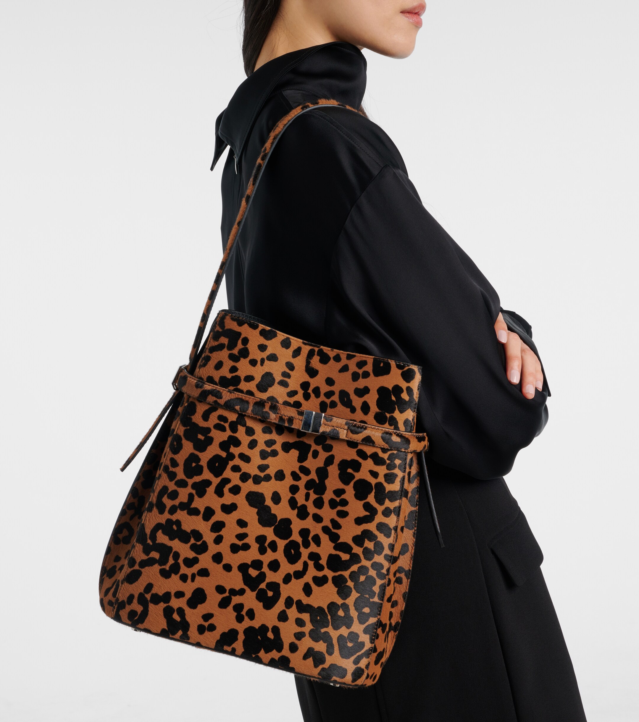 TOTEME Day Medium calf hair tote bag