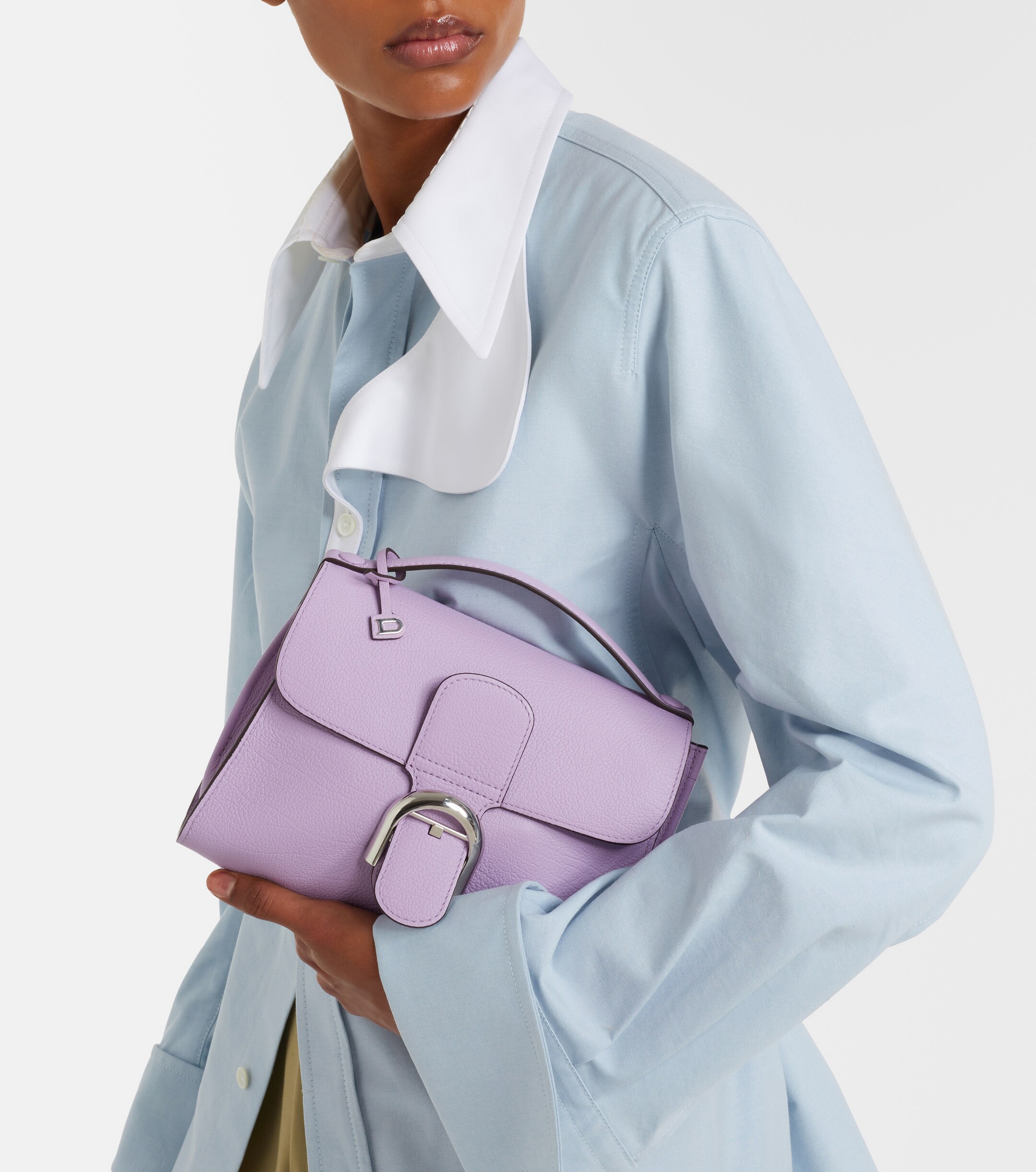 Delvaux Brillant Tempo Small leather top-handle bag thumbnail