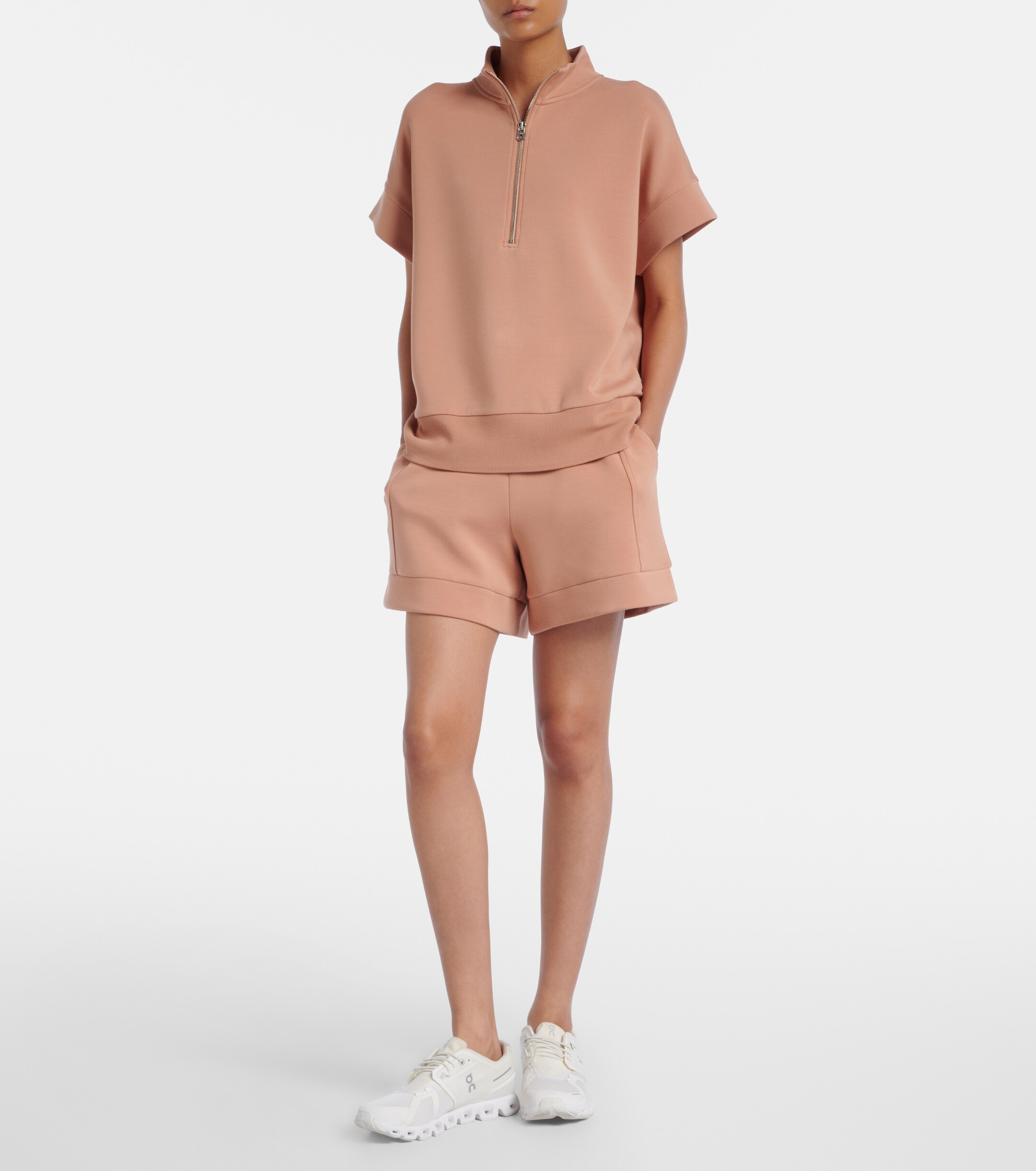 Varley Varley Adria jersey half-zip sweatshirt