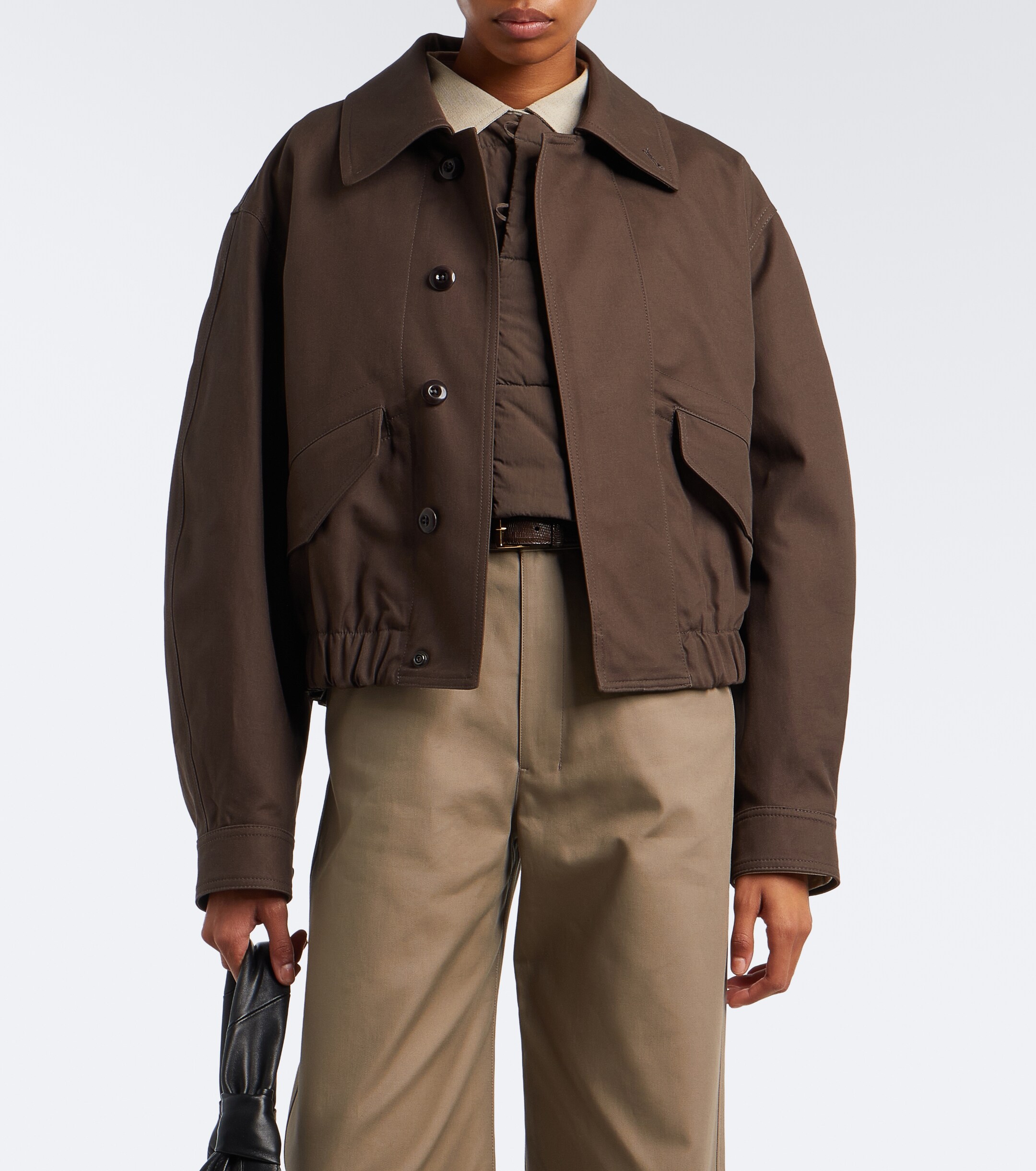 Lemaire Lemaire Cotton twill blouson jacket