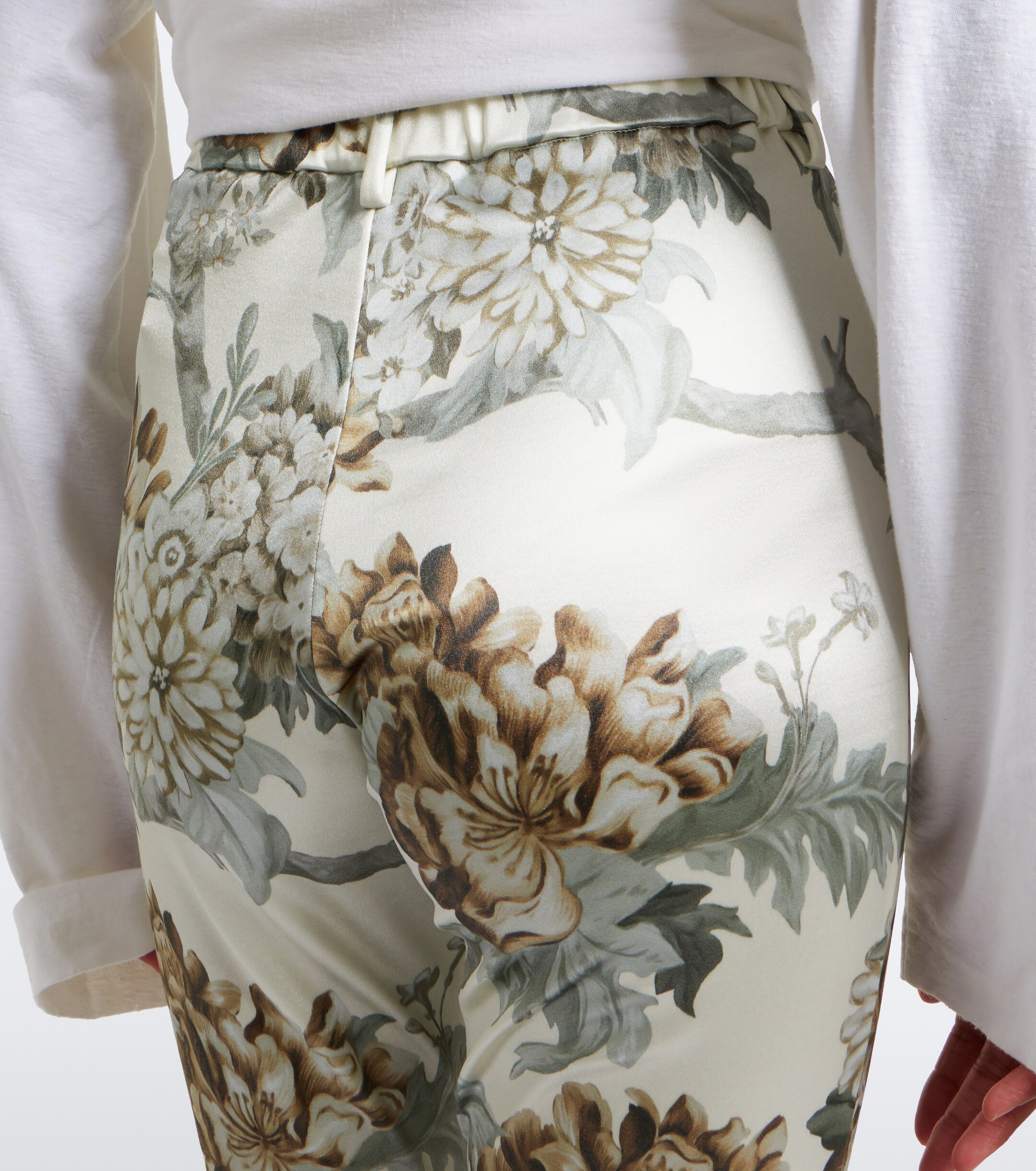 Acne Studios Acne Studios Floral jersey slim pants