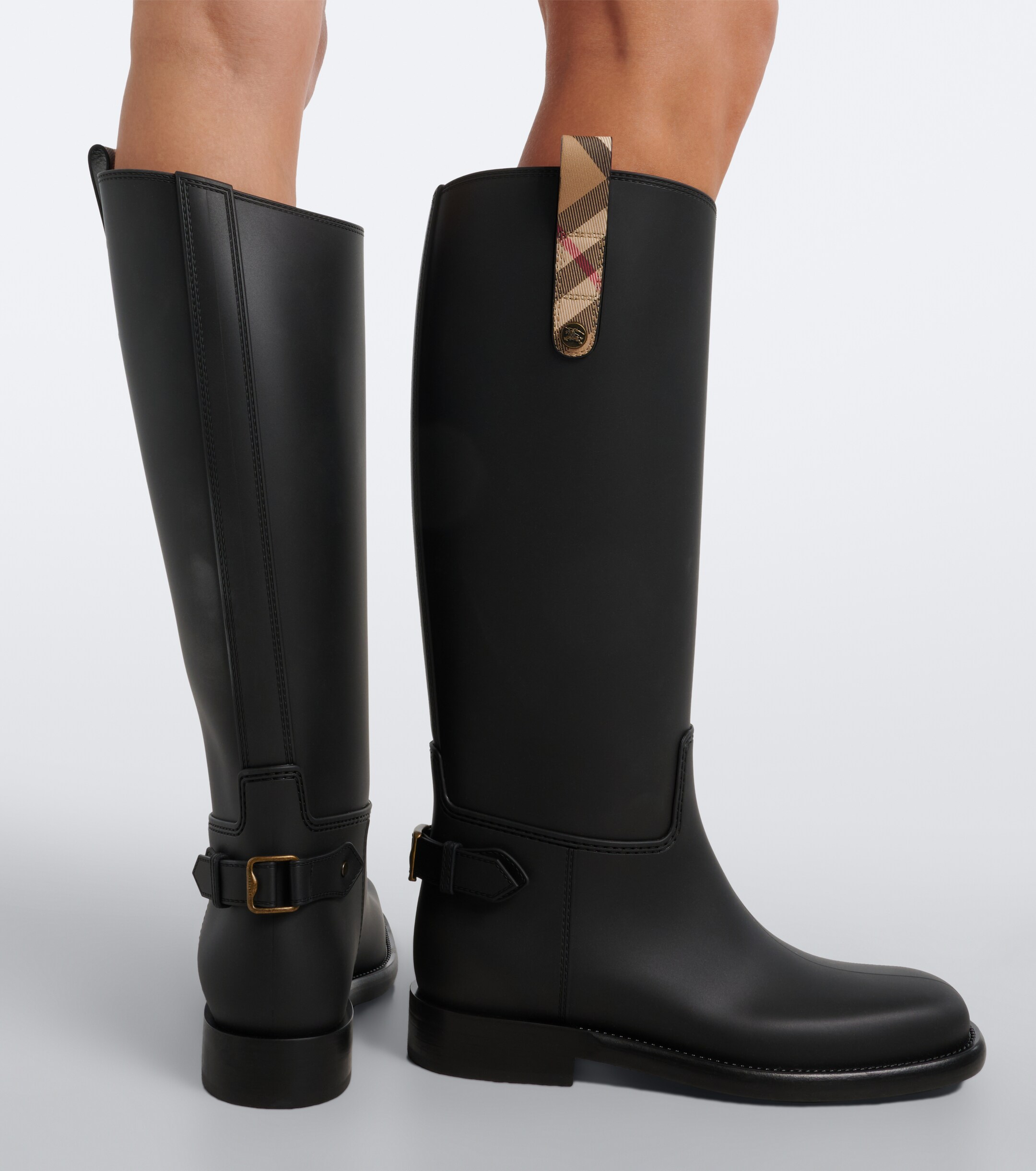 Burberry Burberry Burberry Check rain boots