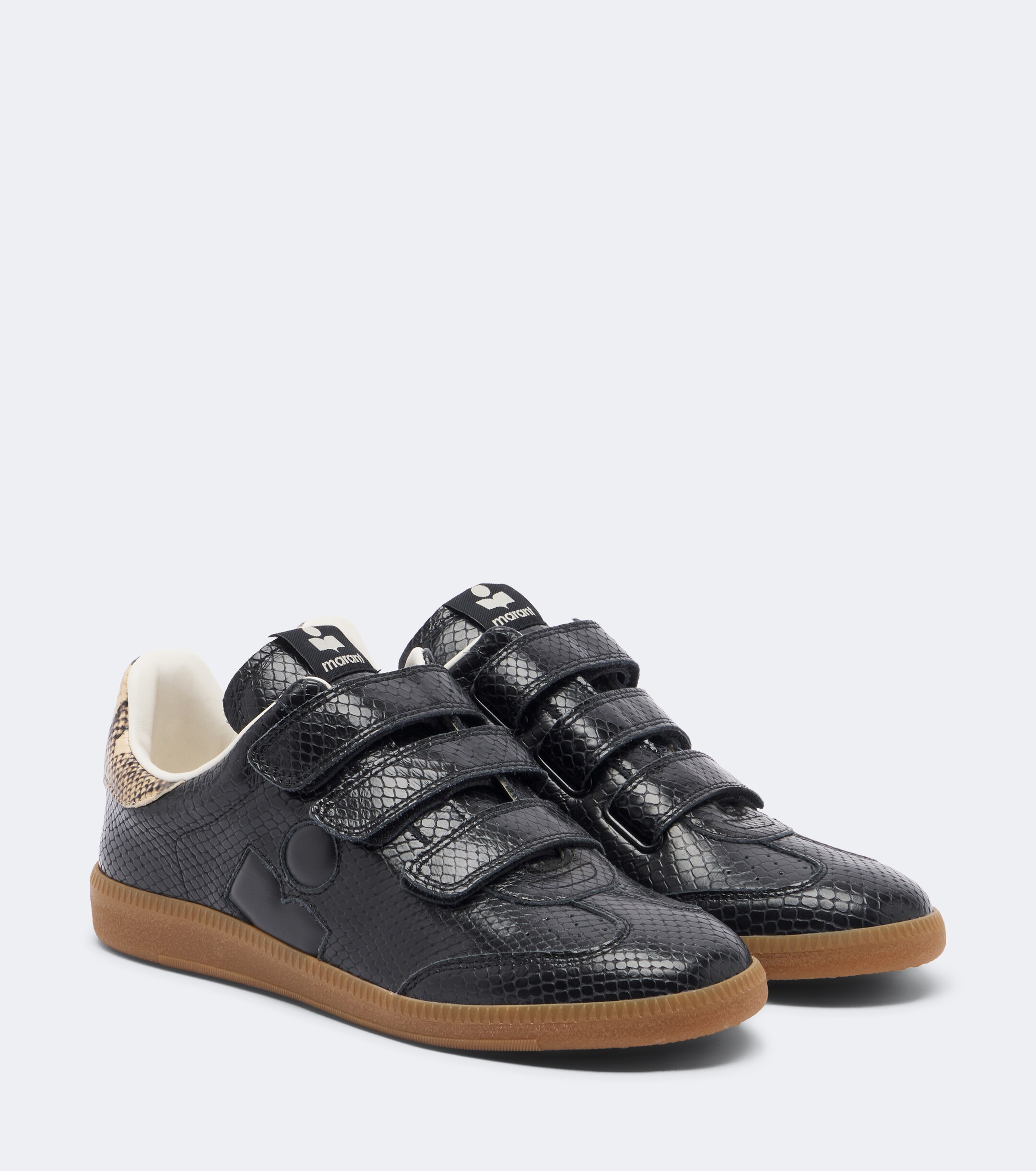Isabel Marant Isabel Marant Beth snake-effect leather sneakers
