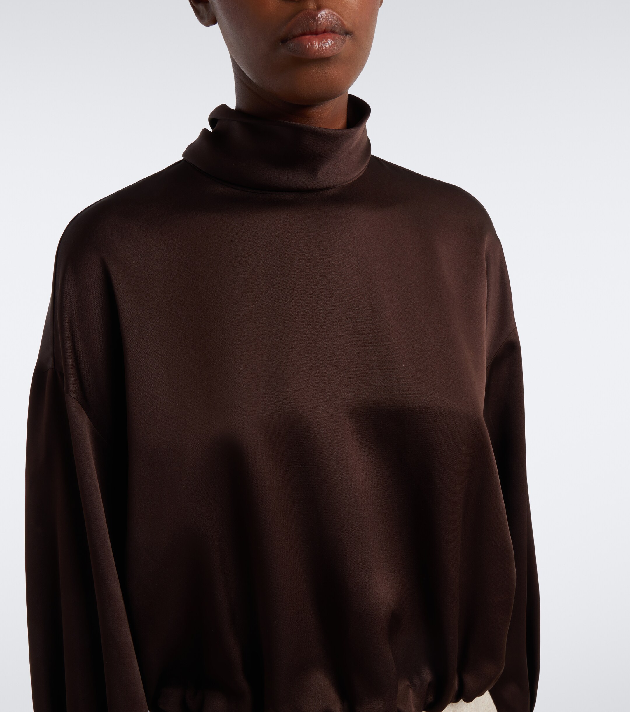 Brunello Cucinelli Brunello Cucinelli Silk satin top