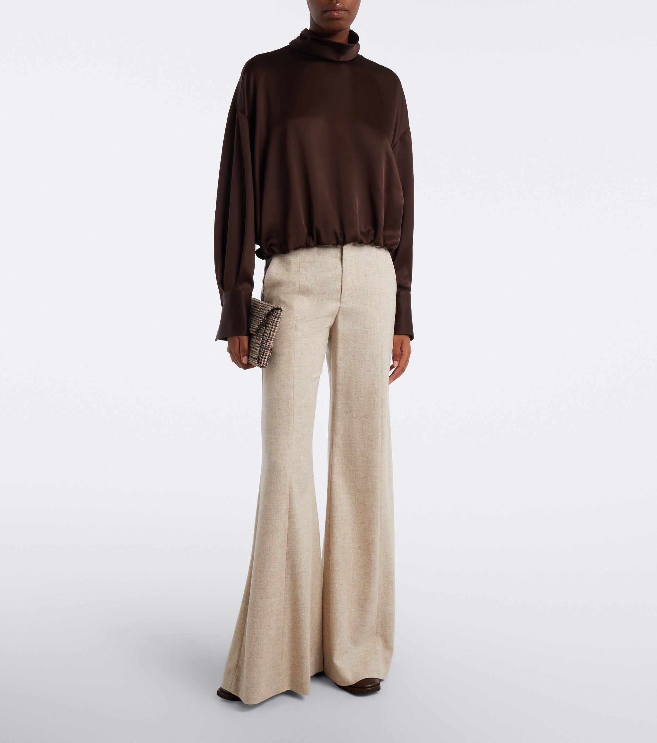 Brunello Cucinelli Brunello Cucinelli Silk satin top