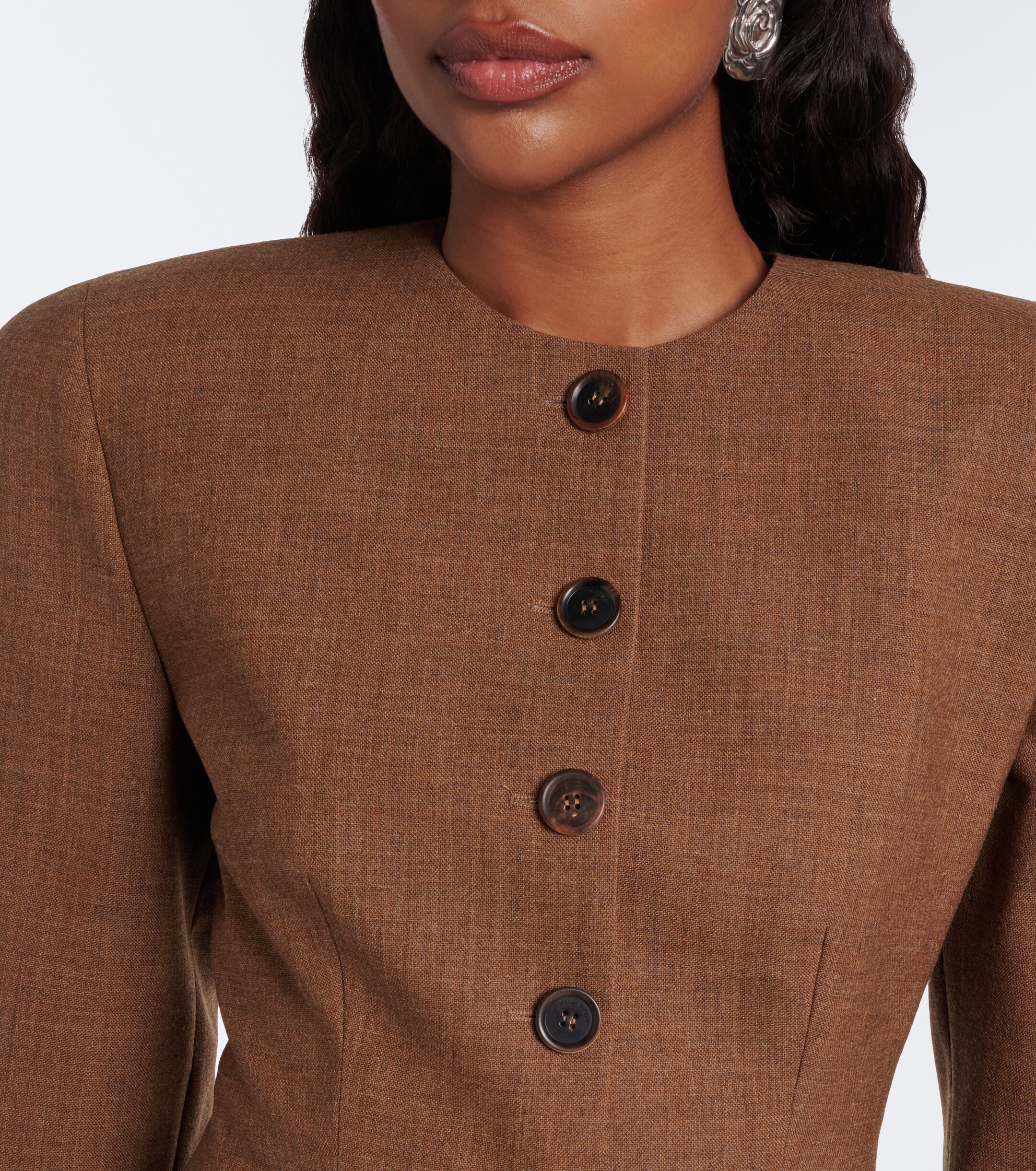 Magda Butrym Magda Butrym Peplum virgin wool jacket