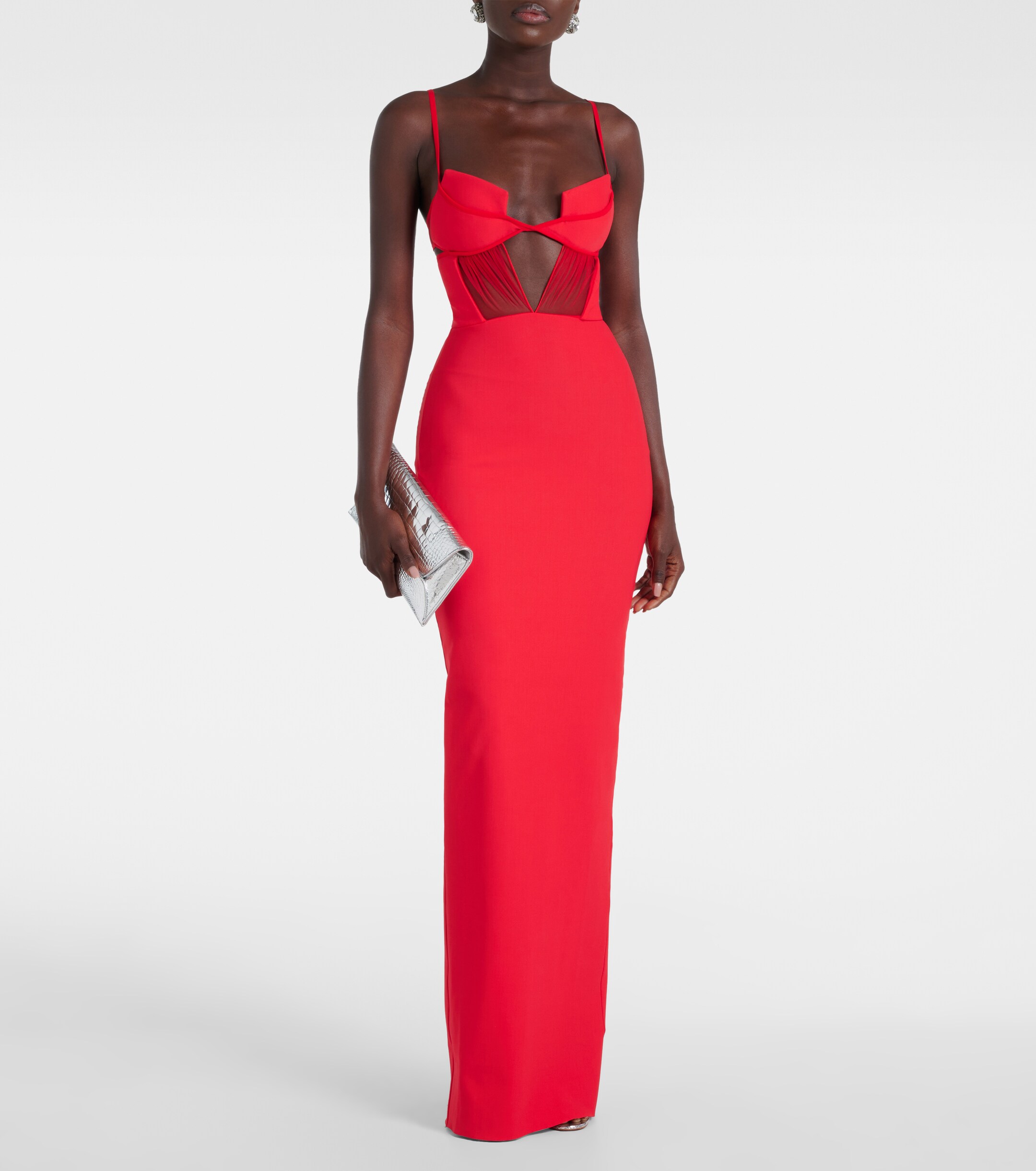 Nensi Dojaka Crêpe maxi dress