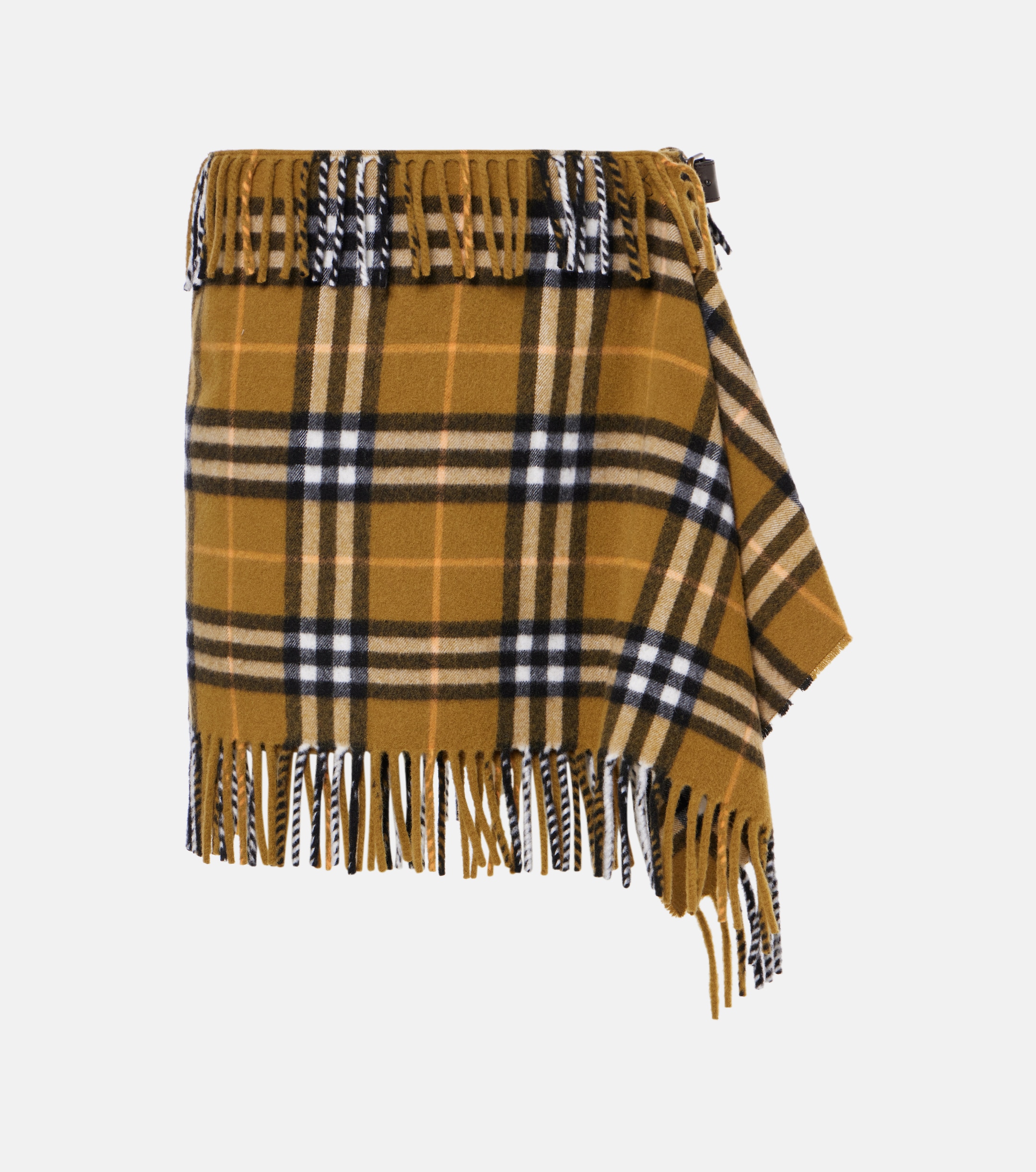 Burberry Burberry Check wool and cashmere miniskirt thumbnail