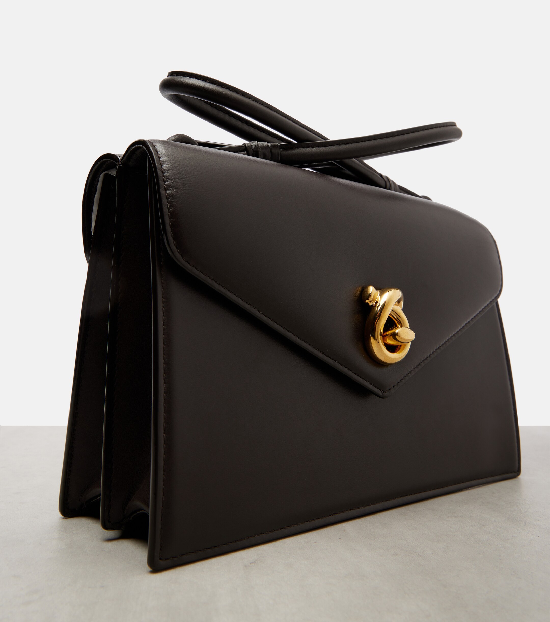 Bottega Veneta Knot Lock Small leather crossbody bag