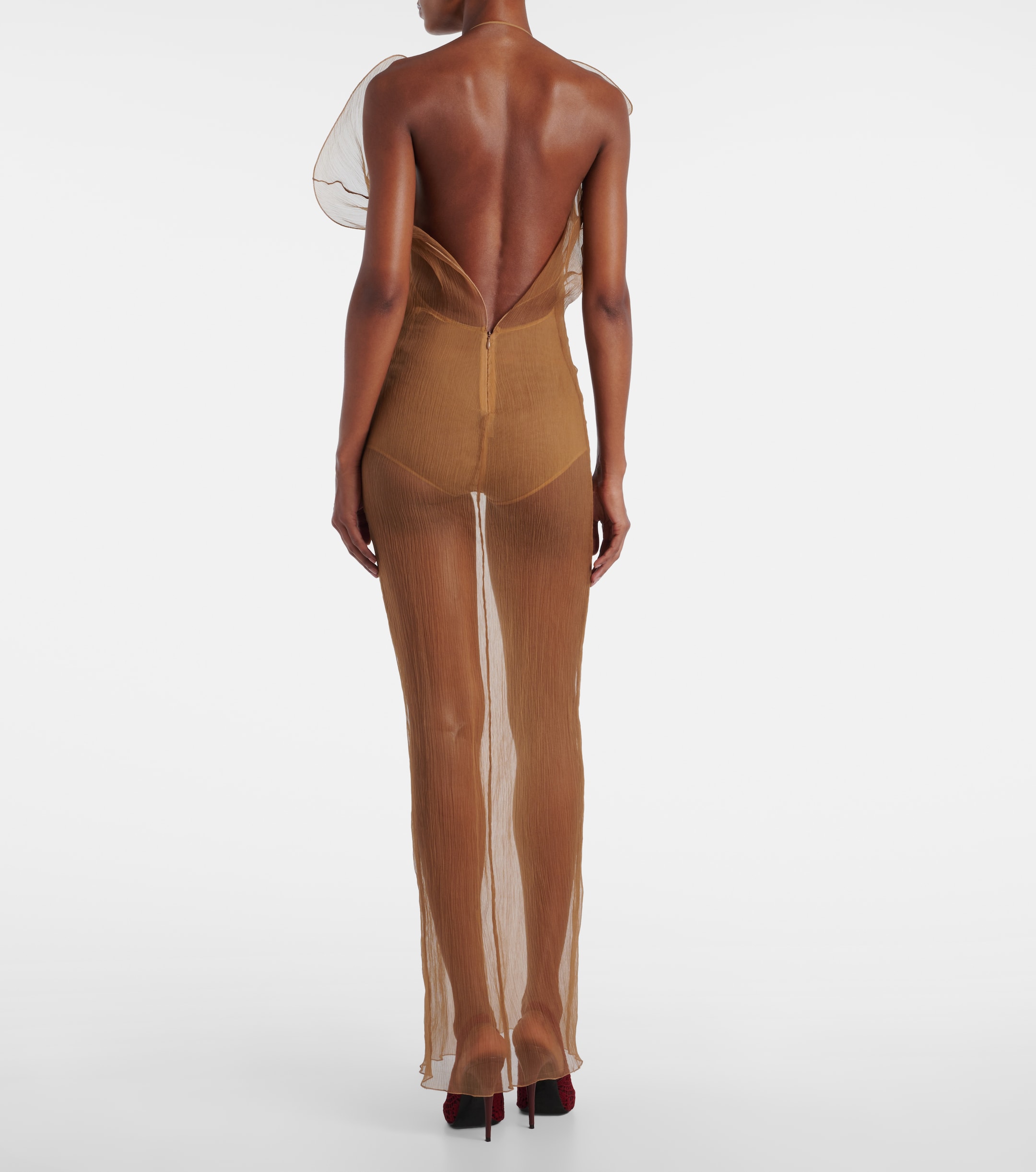 Magda Butrym Sheer silk organza gown thumbnail