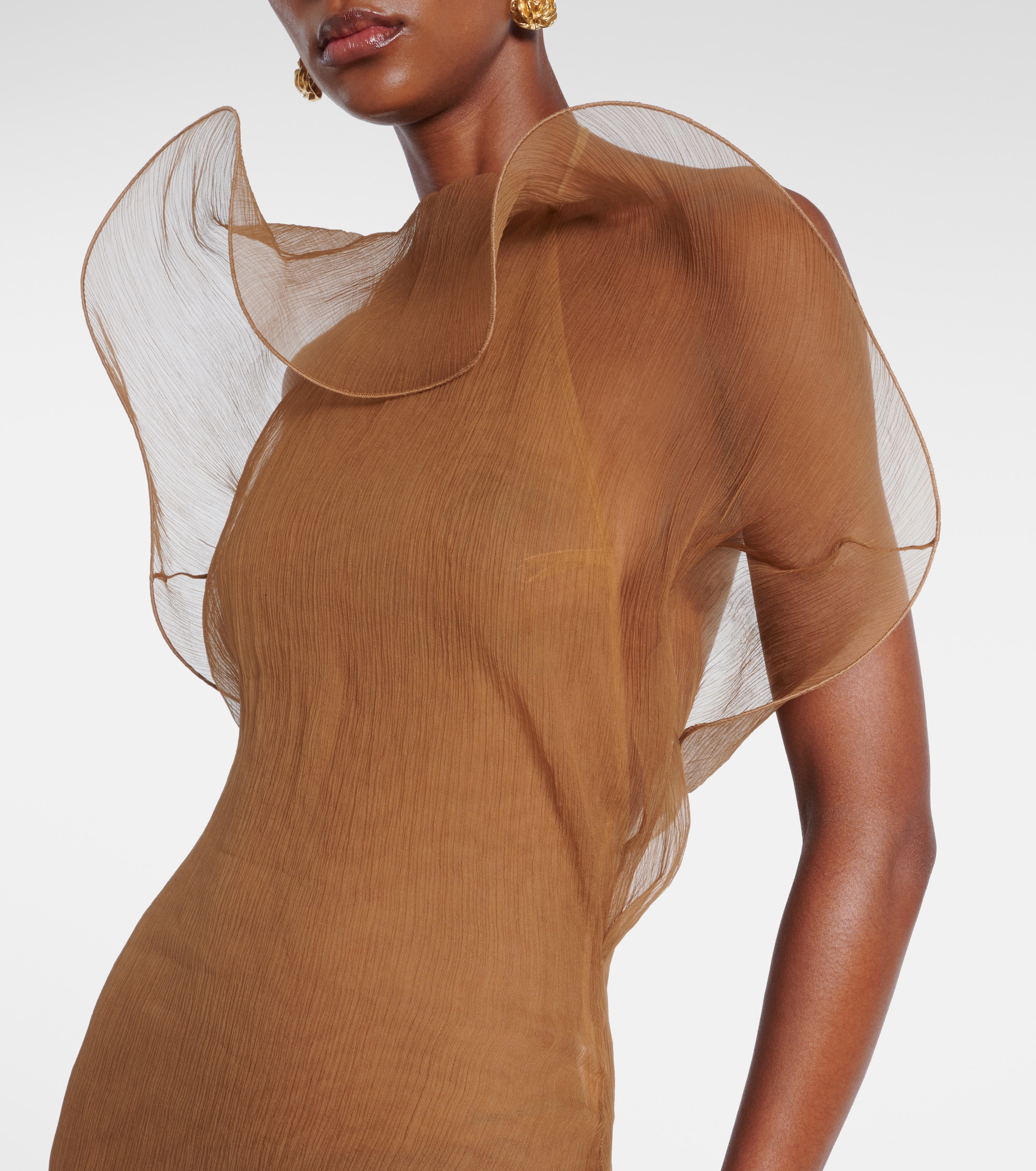 Magda Butrym Sheer silk organza gown thumbnail