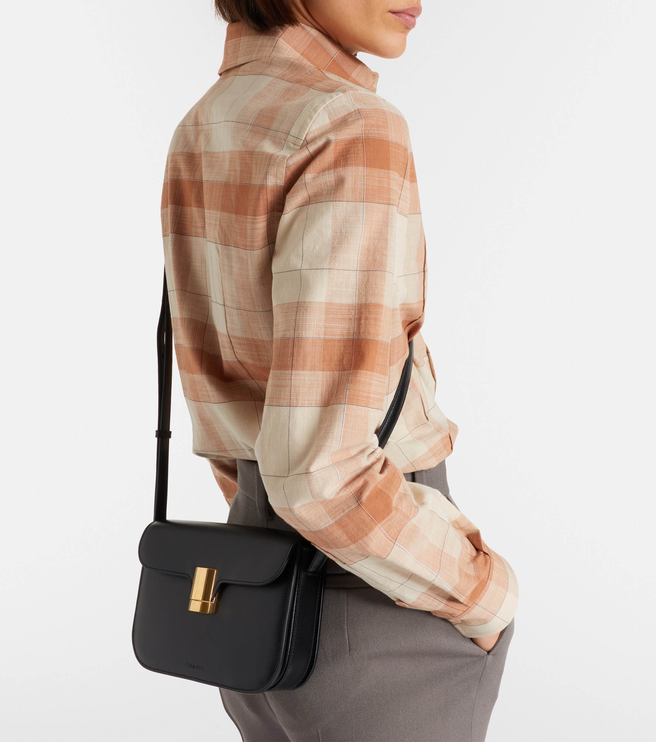 Calvin Klein Collection Tilla Small leather shoulder bag