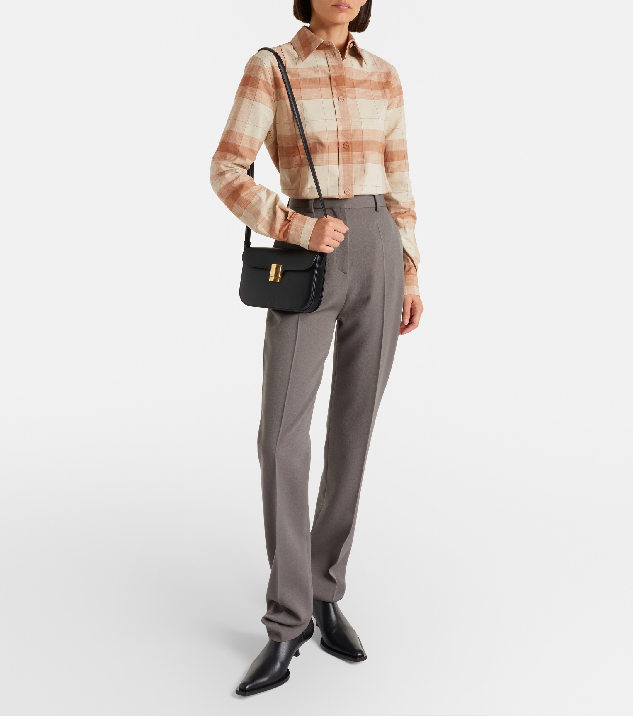 Calvin Klein Collection Tilla Small leather shoulder bag