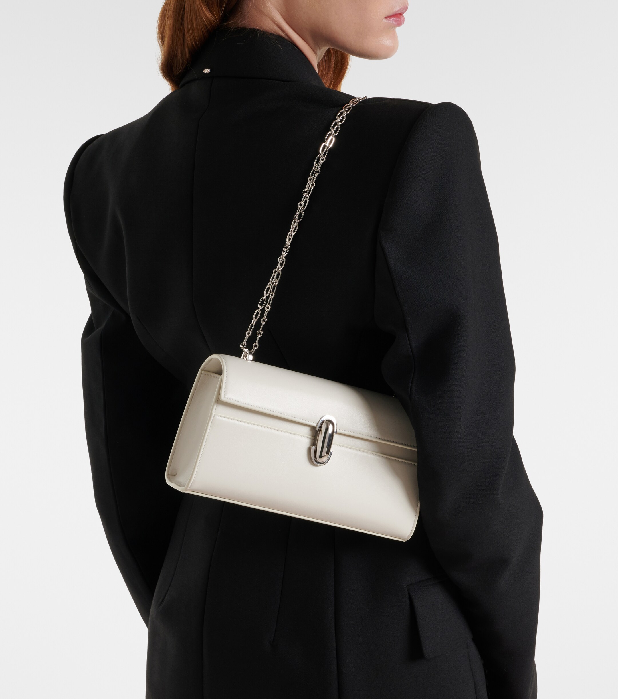 Savette Symmetry Chain Mini leather crossbody bag thumbnail
