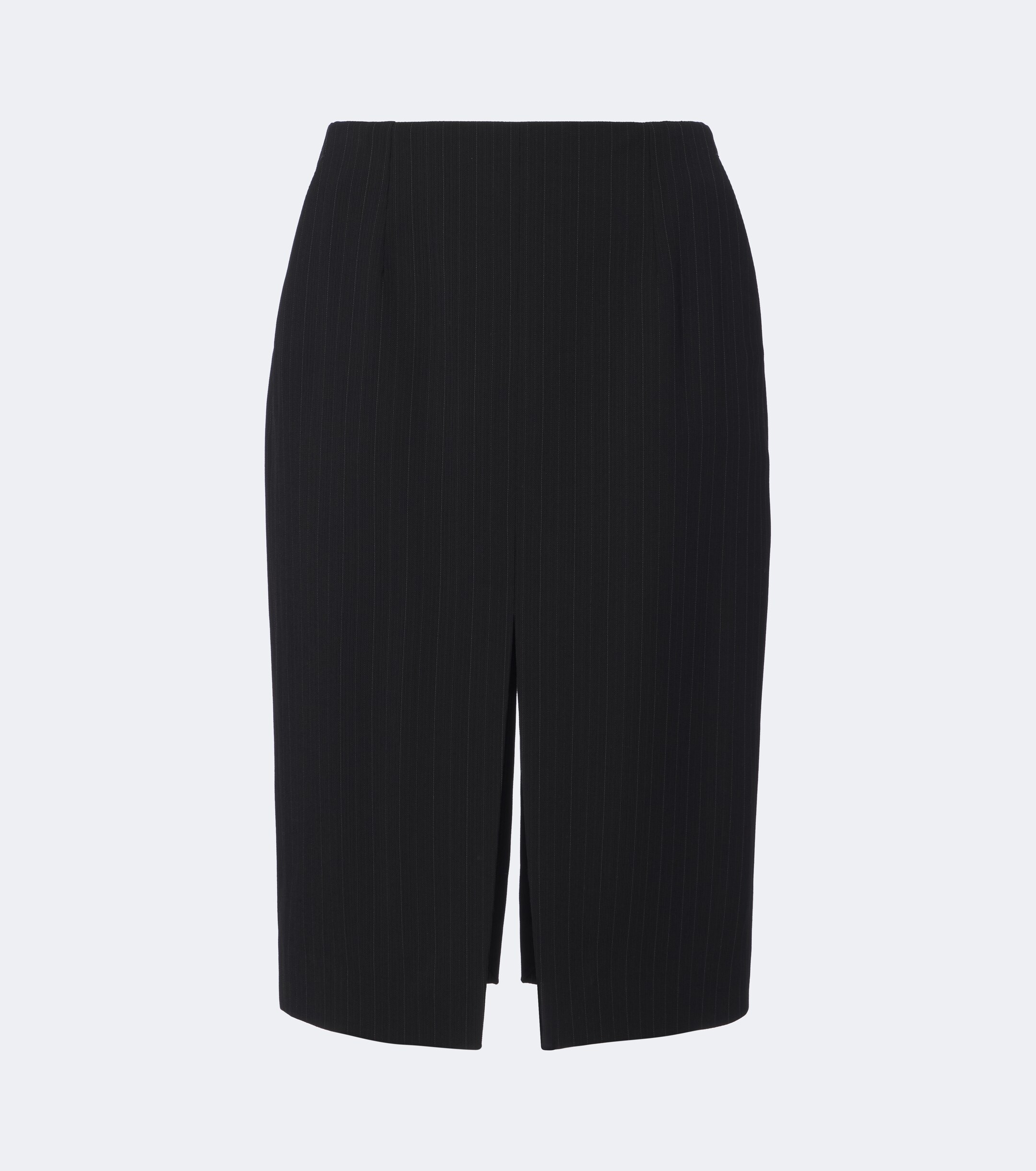 Saint Laurent Saint Laurent Chalk stripe wool-blend pencil skirt
